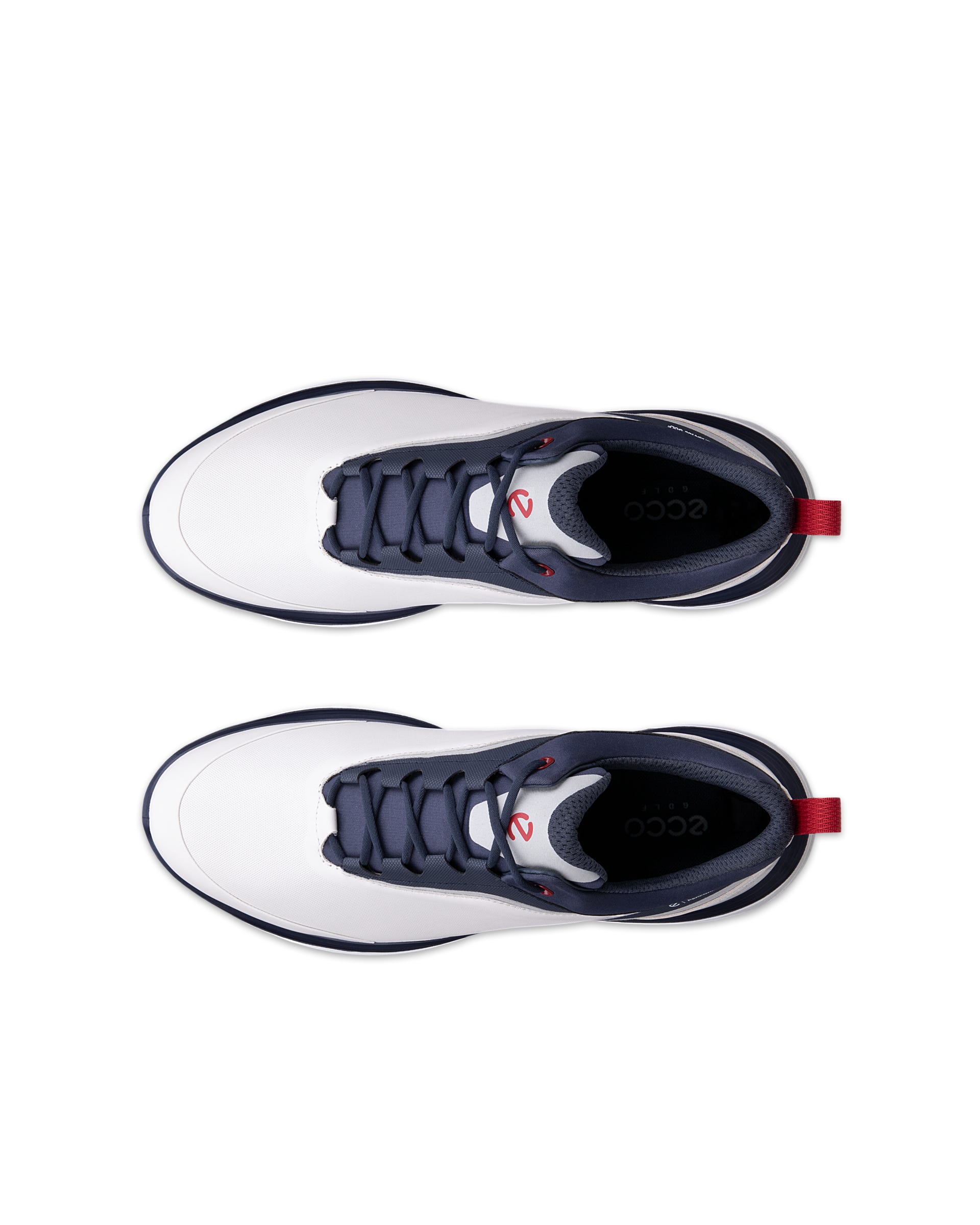Men's ECCO® Golf LT1 Leather Waterproof Golf Shoe - White - Outside