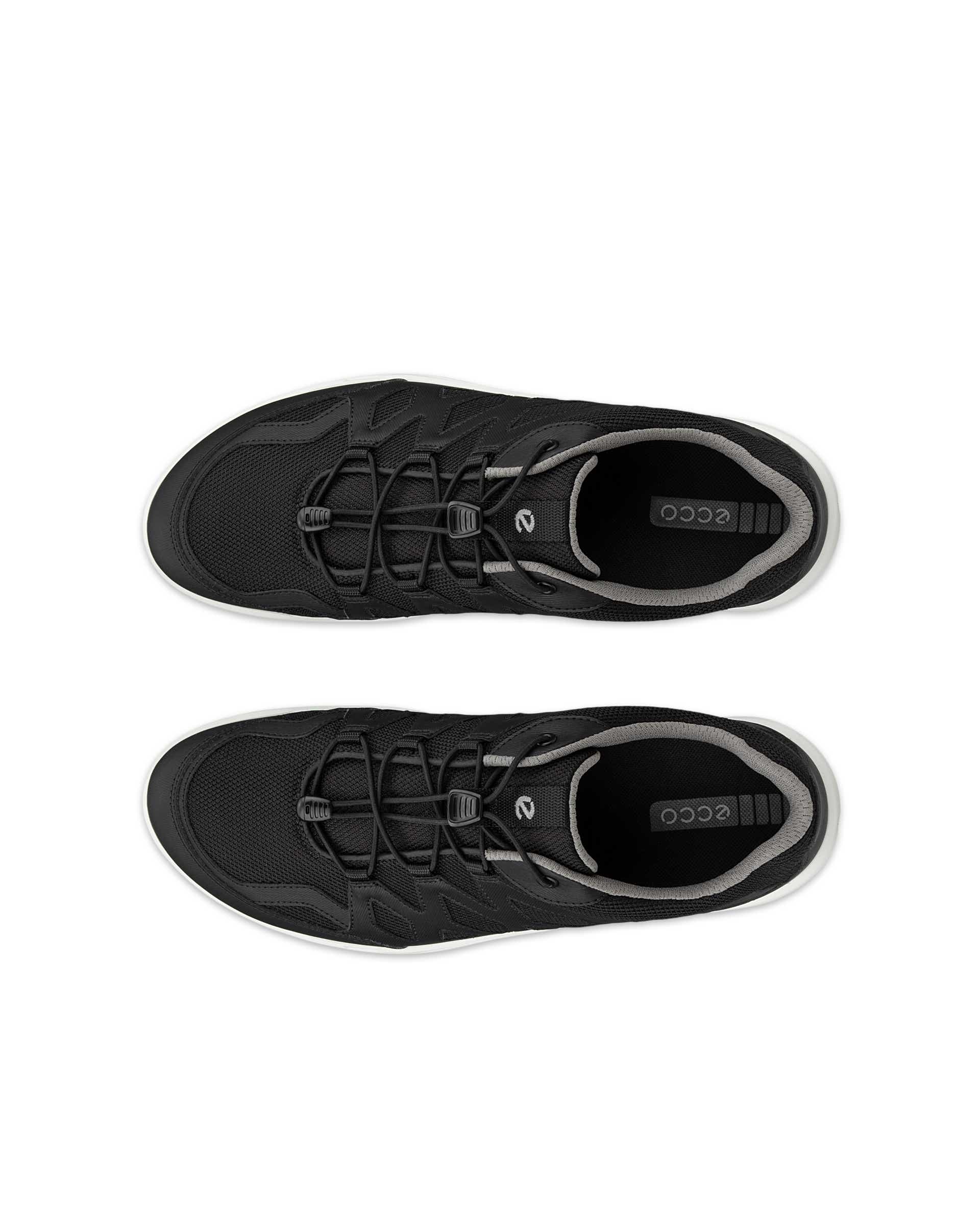 ECCO® TERRACRUISE LT Snörsko i textil herr - Svart - Top left pair