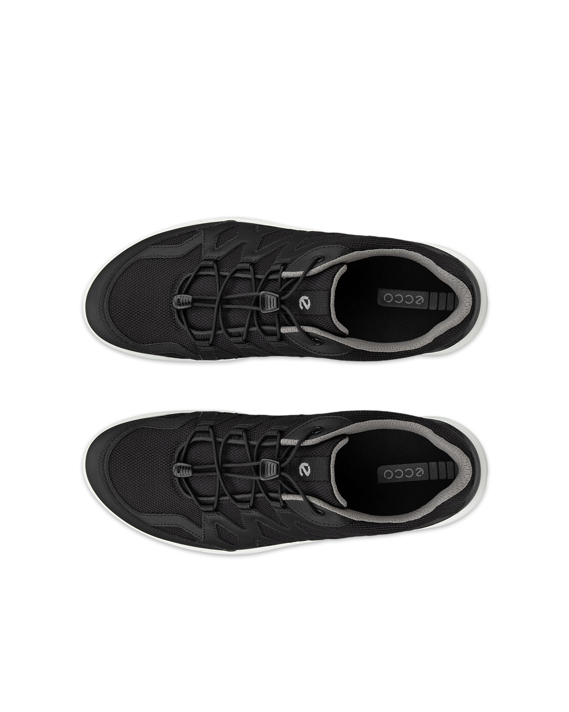 ECCO® TERRACRUISE LT Snörsko i textil herr - Svart - Top left pair