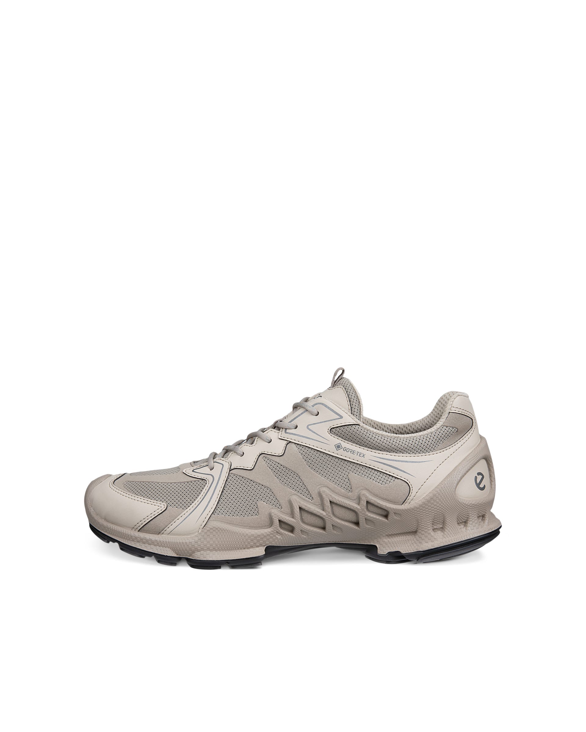Męskie tekstylne buty outdoorowe Gore-Tex ECCO® BIOM AEX - Beżowy - Outside