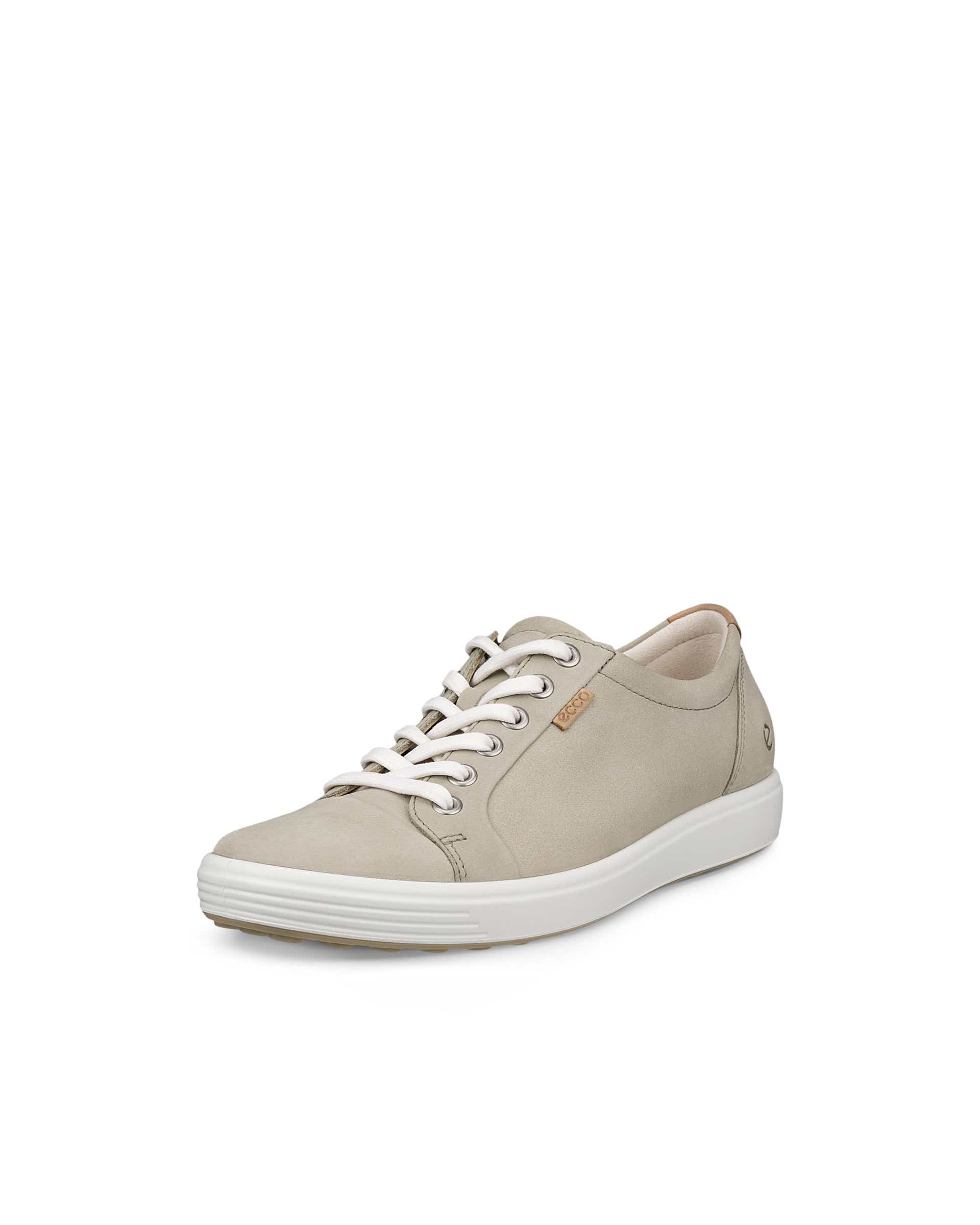 Sneaker en cuir ECCO® Soft 7 pour femme - Vert - Main