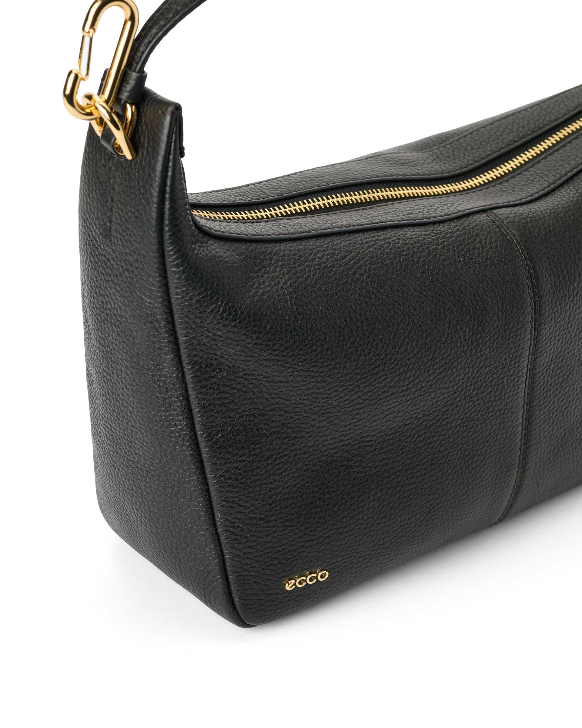 ECCO® Hobo leren hobotas - Zwart - Detail-2