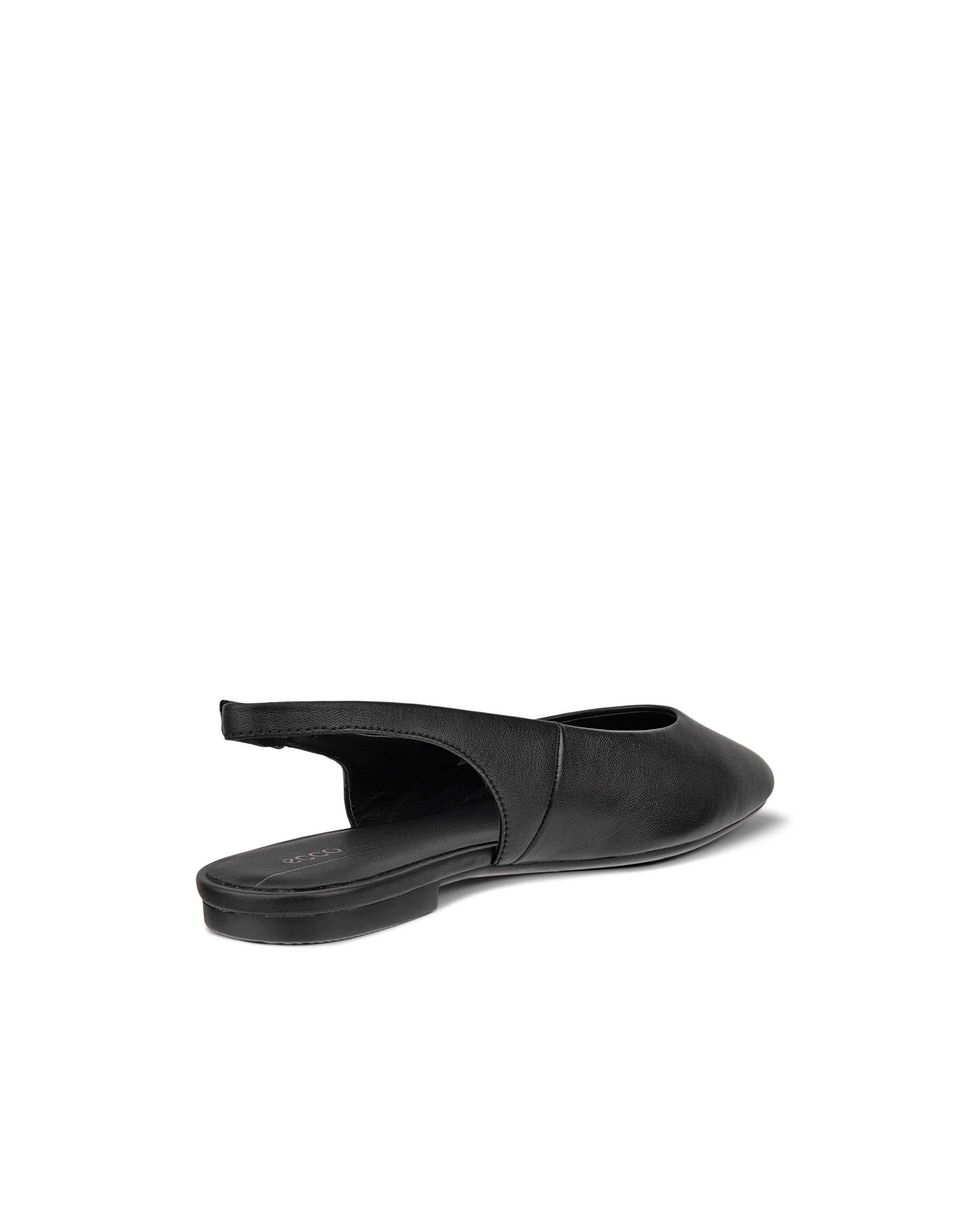 ECCO MARGOT SLING BACK FLAT - Black - Back