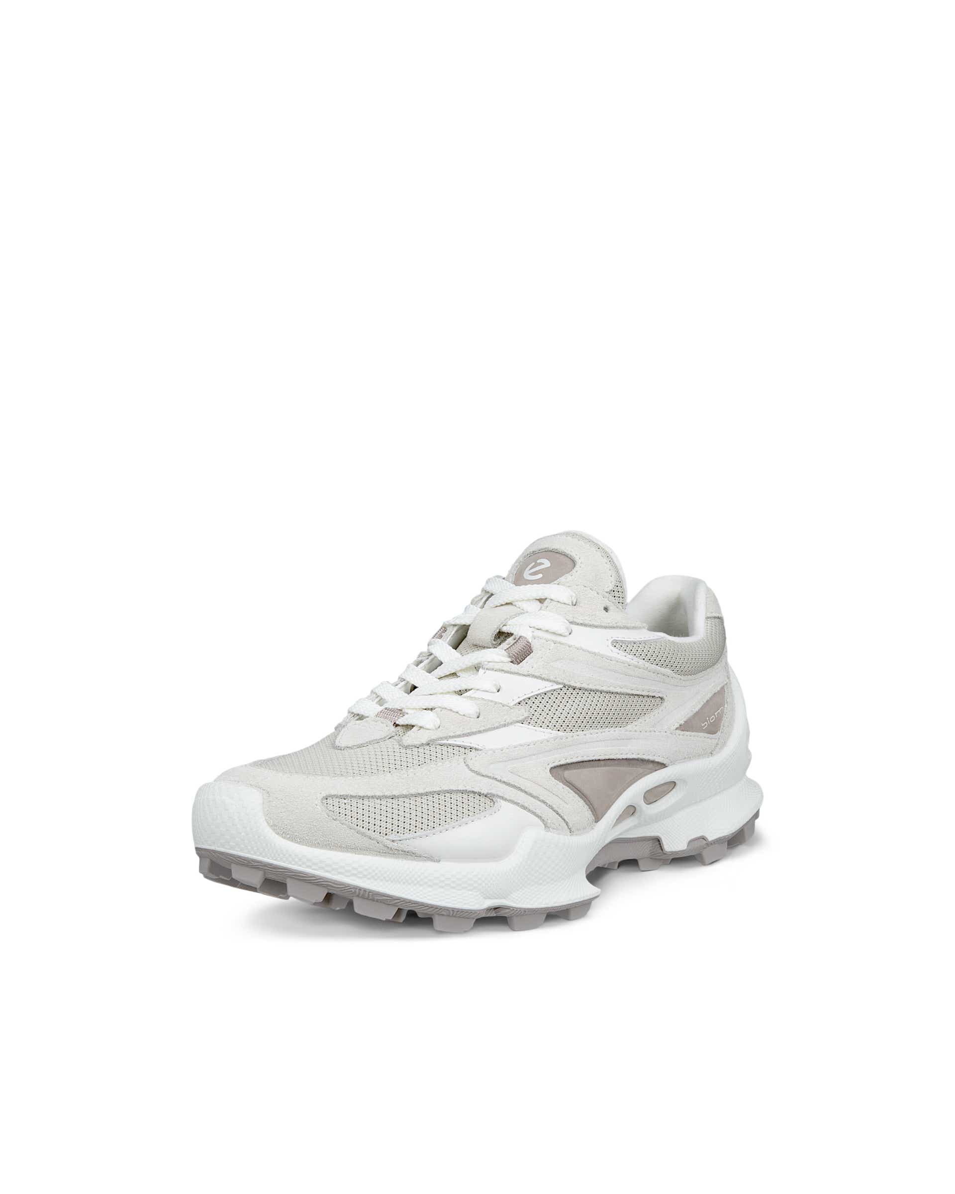 ECCO® BIOM C-TRAIL Damen Sneaker aus Veloursleder - Weiß - Main