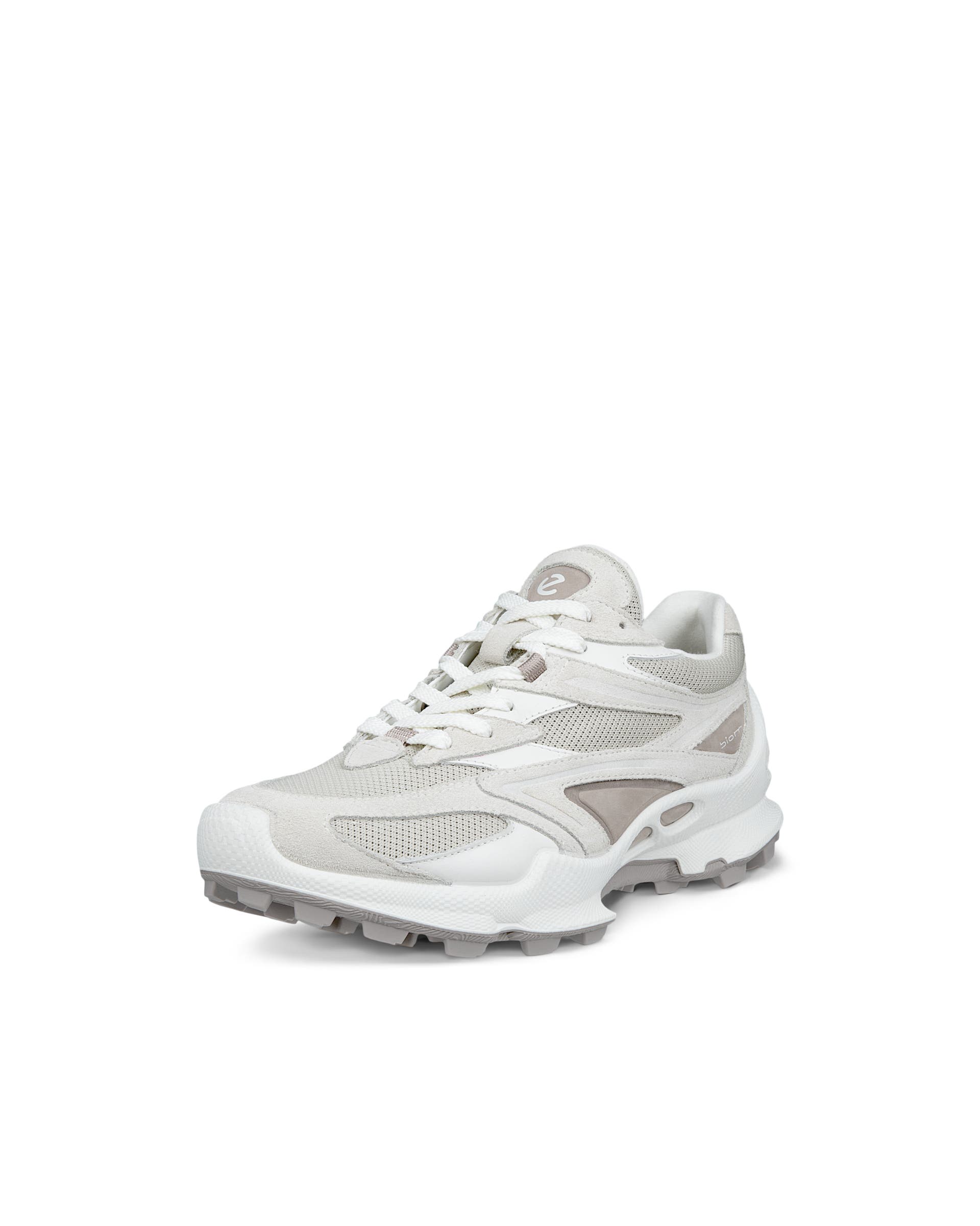 Women's ECCO® BIOM C-TRAIL Suede Trainer - White - Main