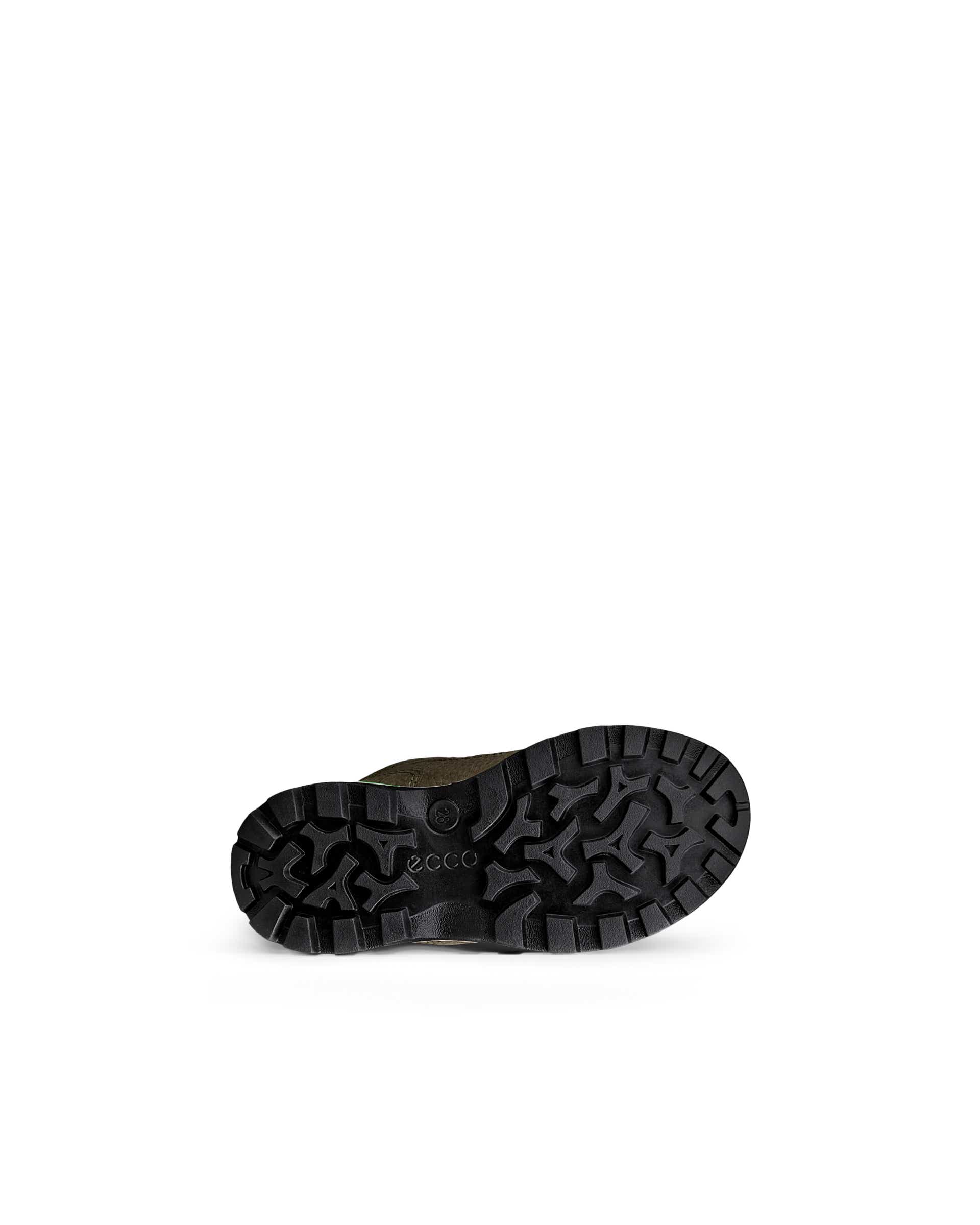 Dziecięce wodoodporne nubukowe buty zimowe ECCO® SNOW MOUNTAIN - Zielony - Sole