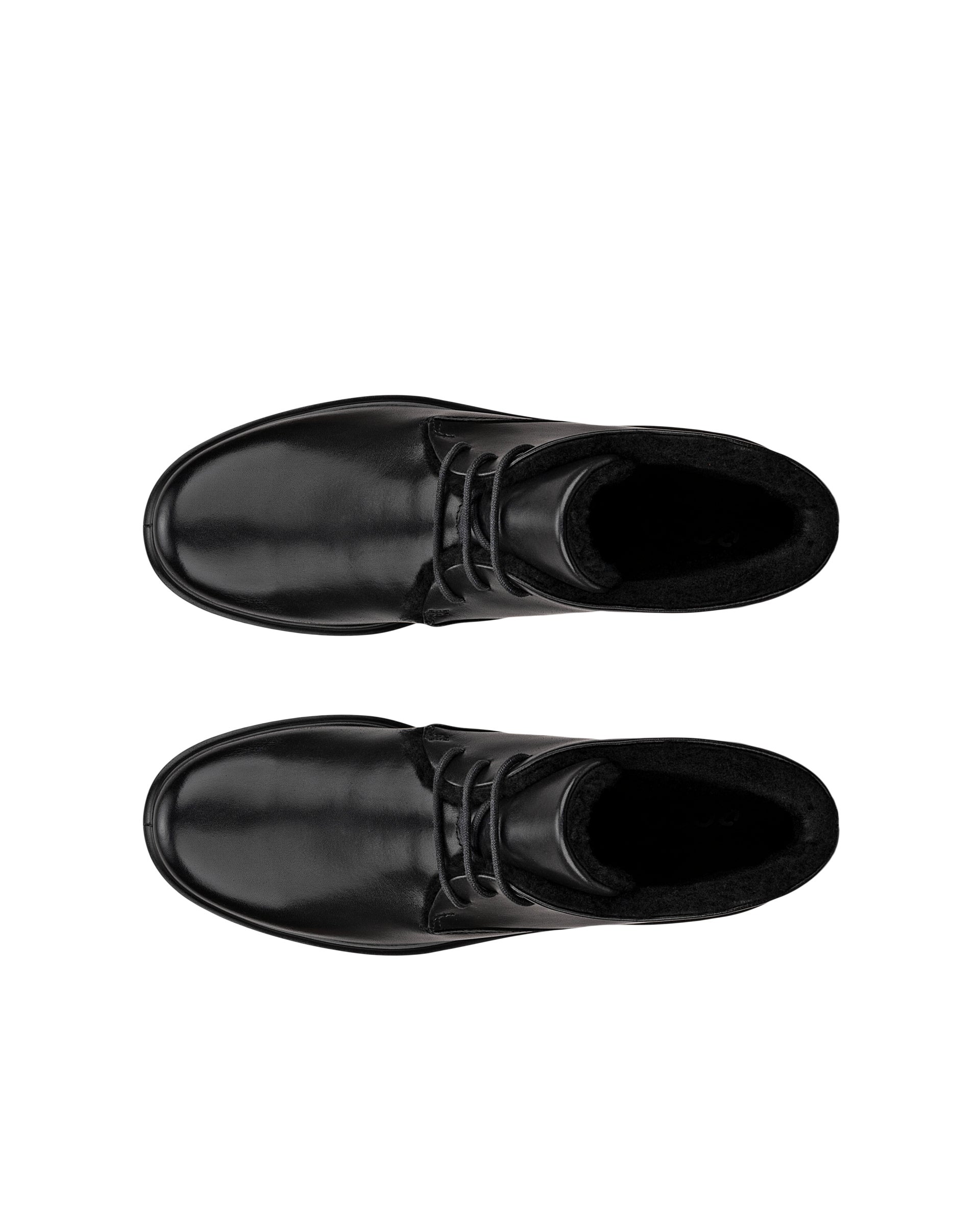 ECCO® METROPOLE AMSTERDAM bottines chukka en cuir pour femme - Noir - Top left pair