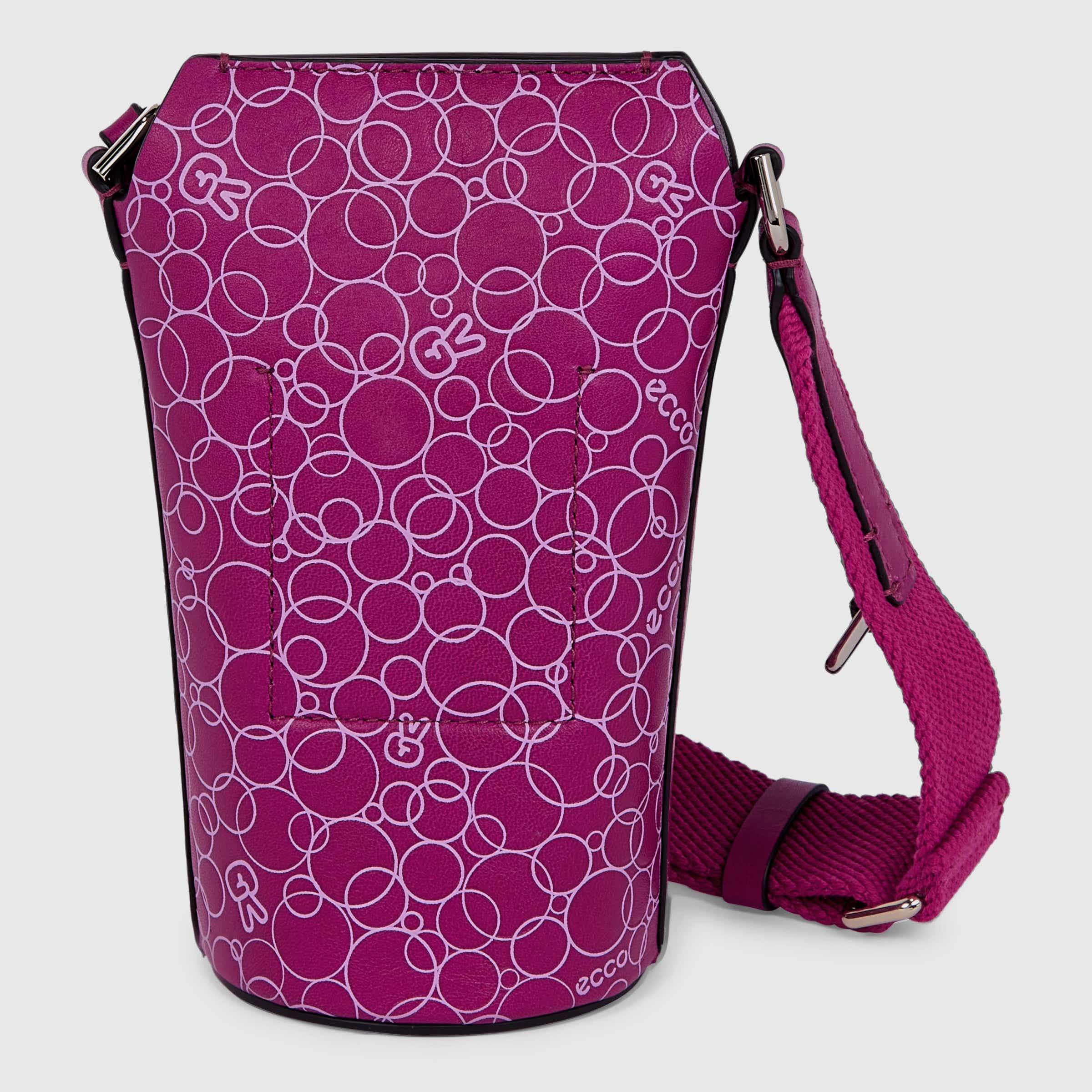 ECCO® Pot Leather Crossbody Bag - Purple - Back