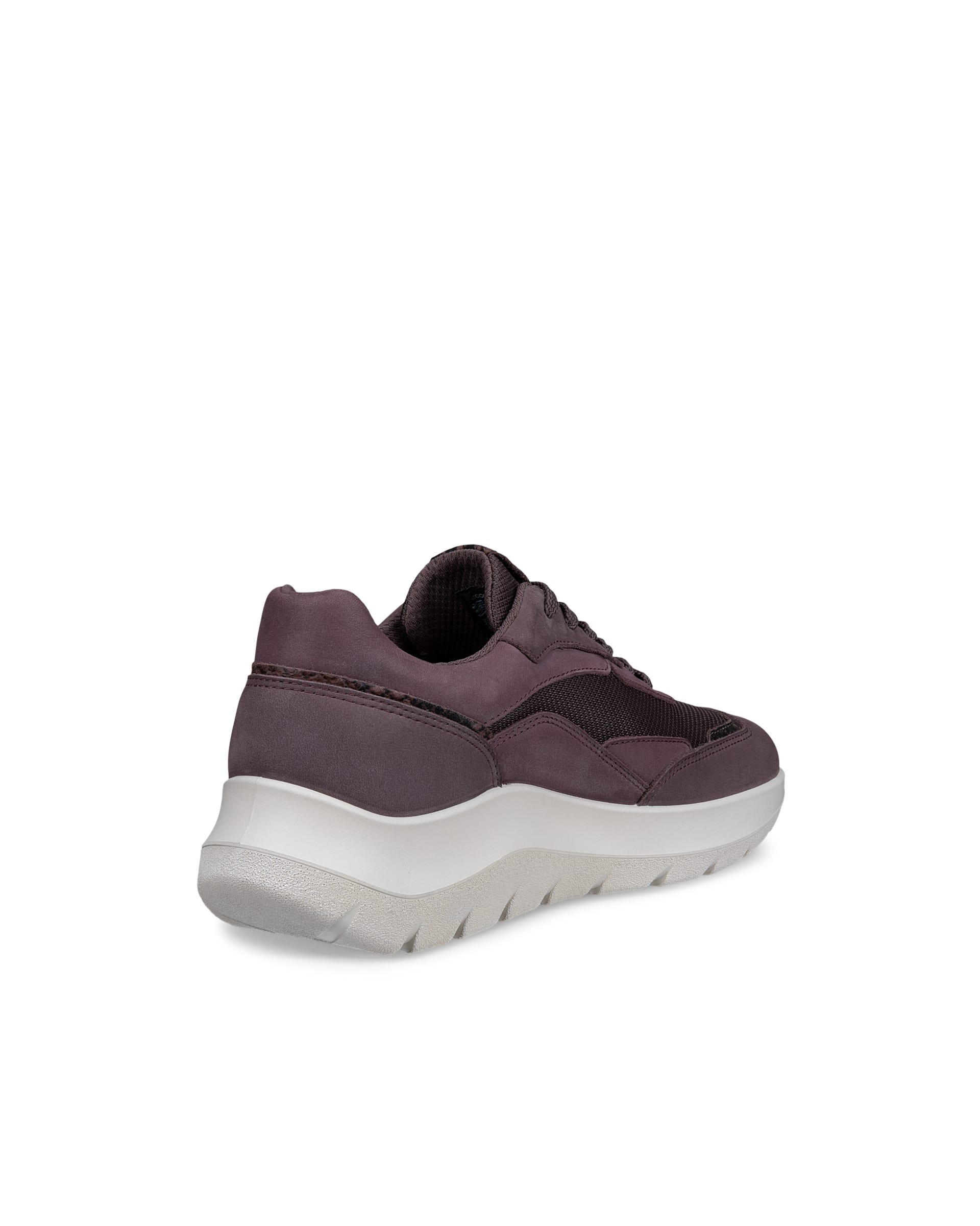 Women's ECCO® VALERIE Nubuck Trainer - Purple - Back