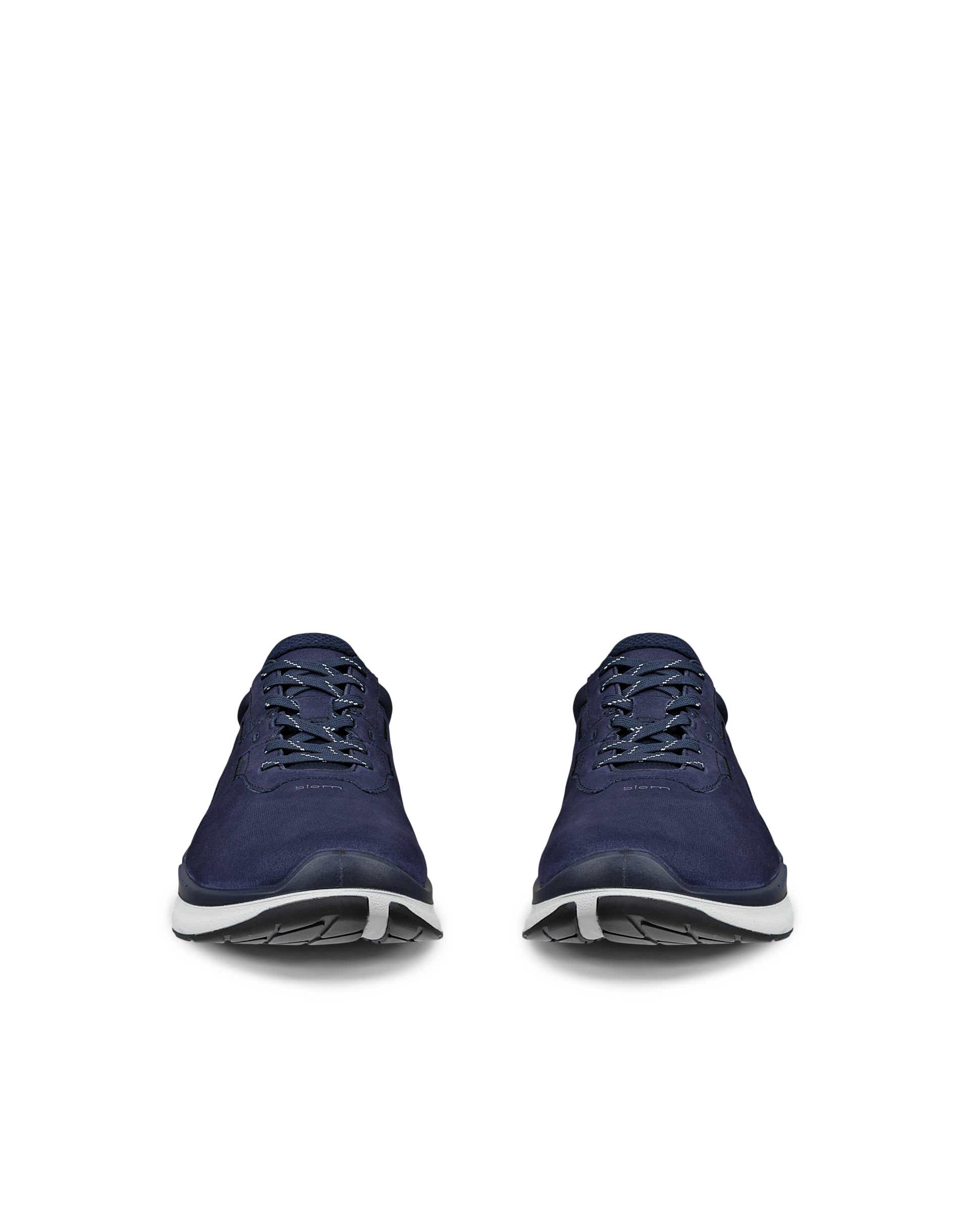 ECCO® BIOM 2.2 Herren Sneaker aus Nubukleder - Blau - Front pair