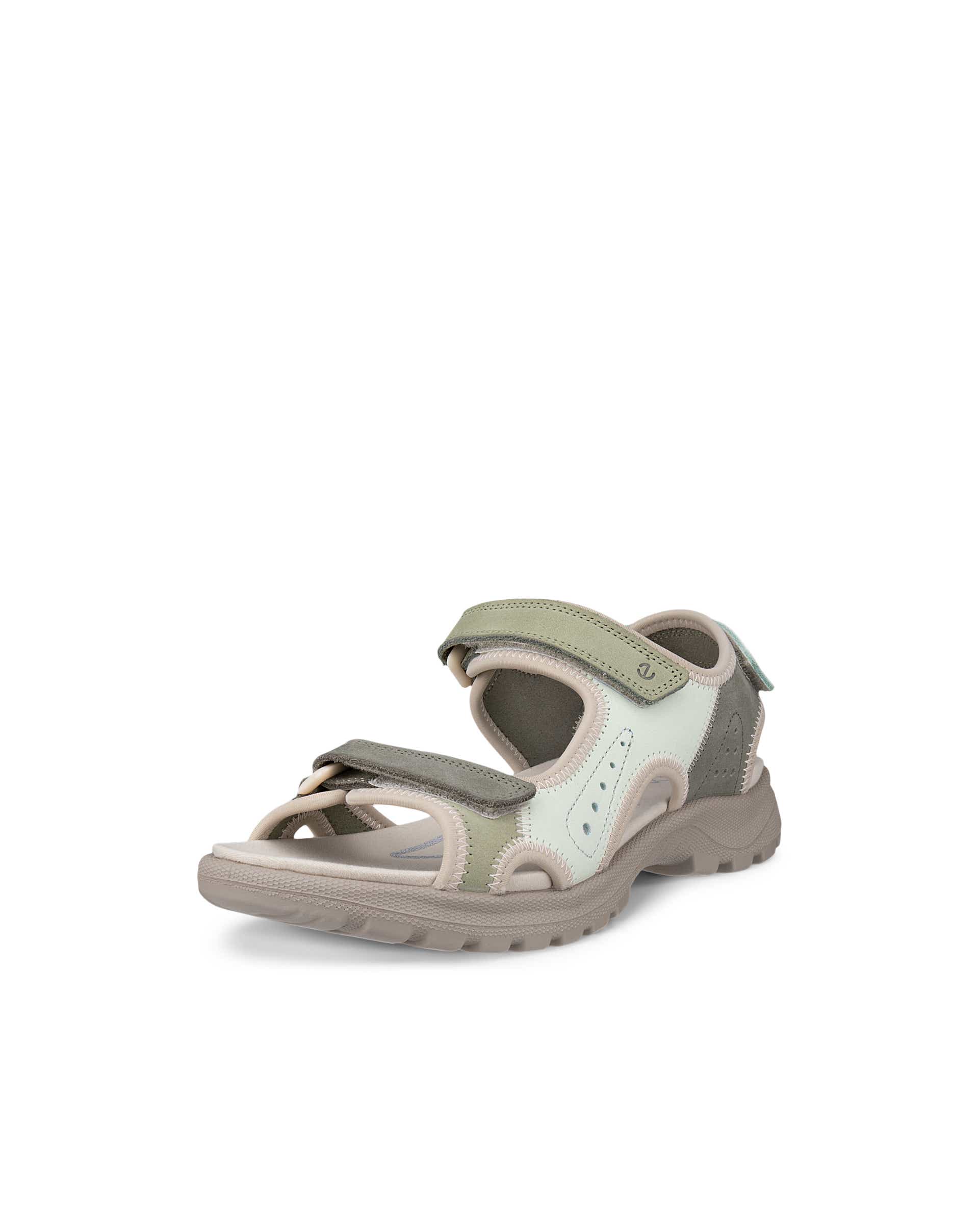 Sandalias con dos tiras de nobuk ECCO® ONROADS para mujer - Verde - Main