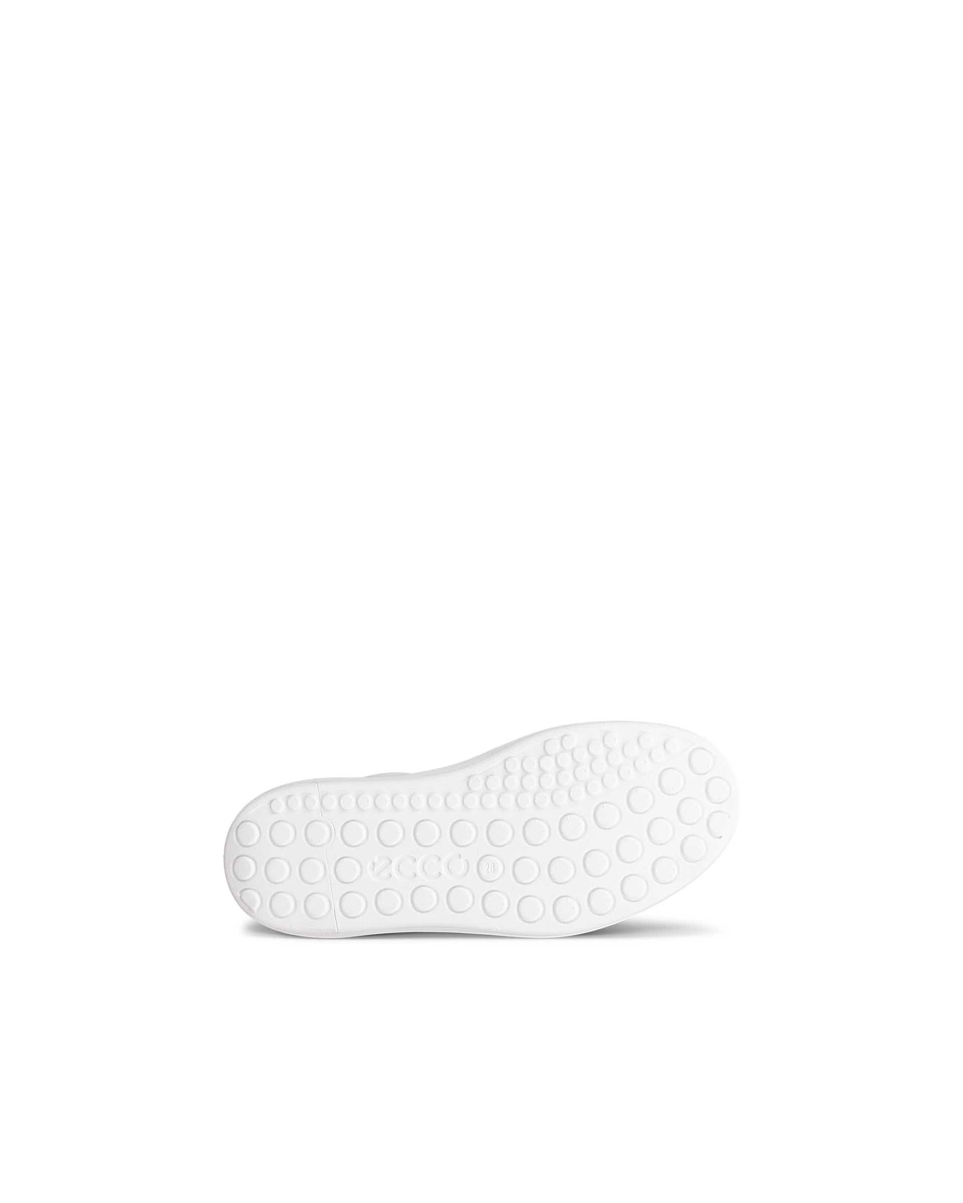 Kids' ECCO® Soft 60 Leather Sneaker - White - Sole