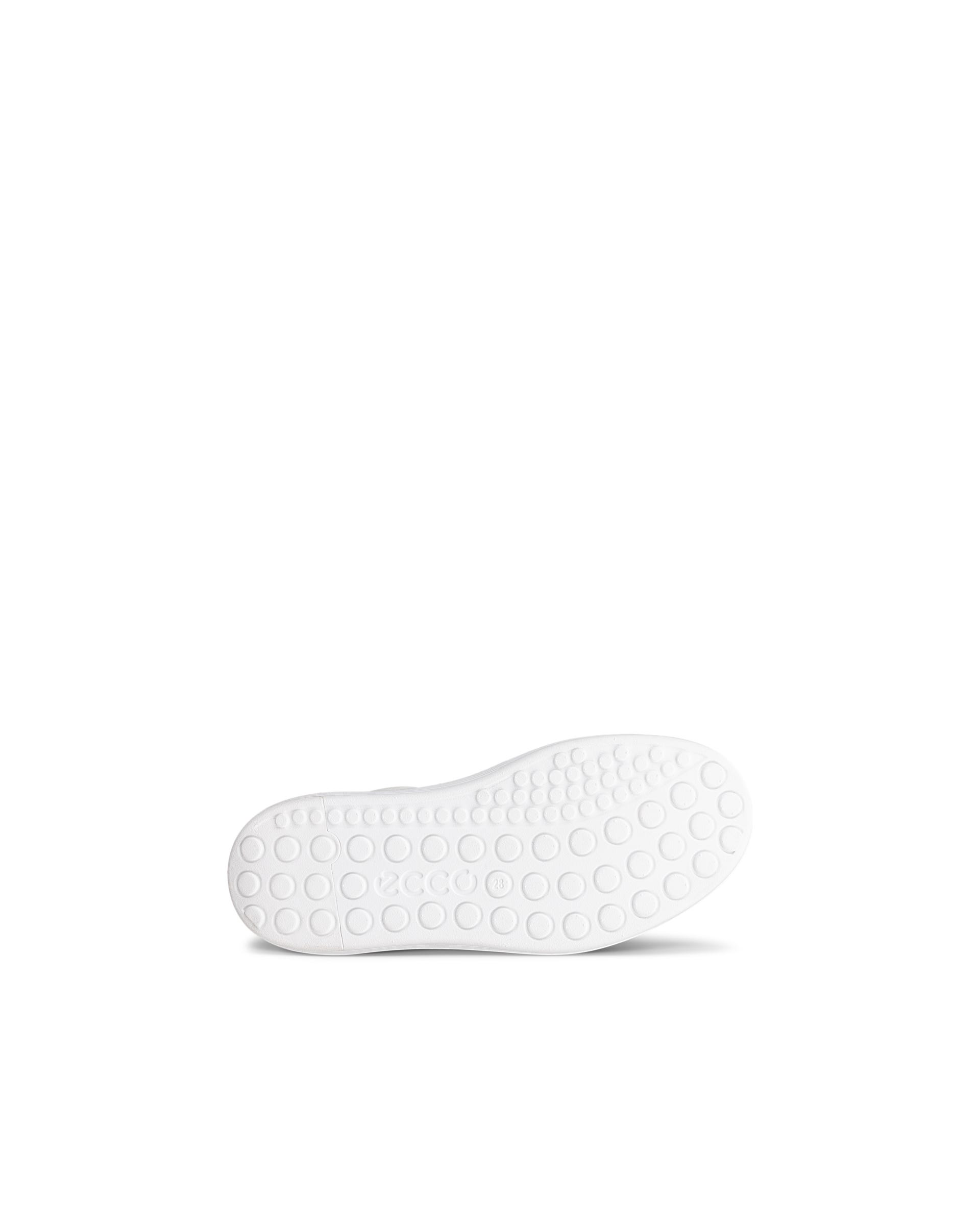 Kids' ECCO® Soft 60 Leather Sneaker - White - Sole