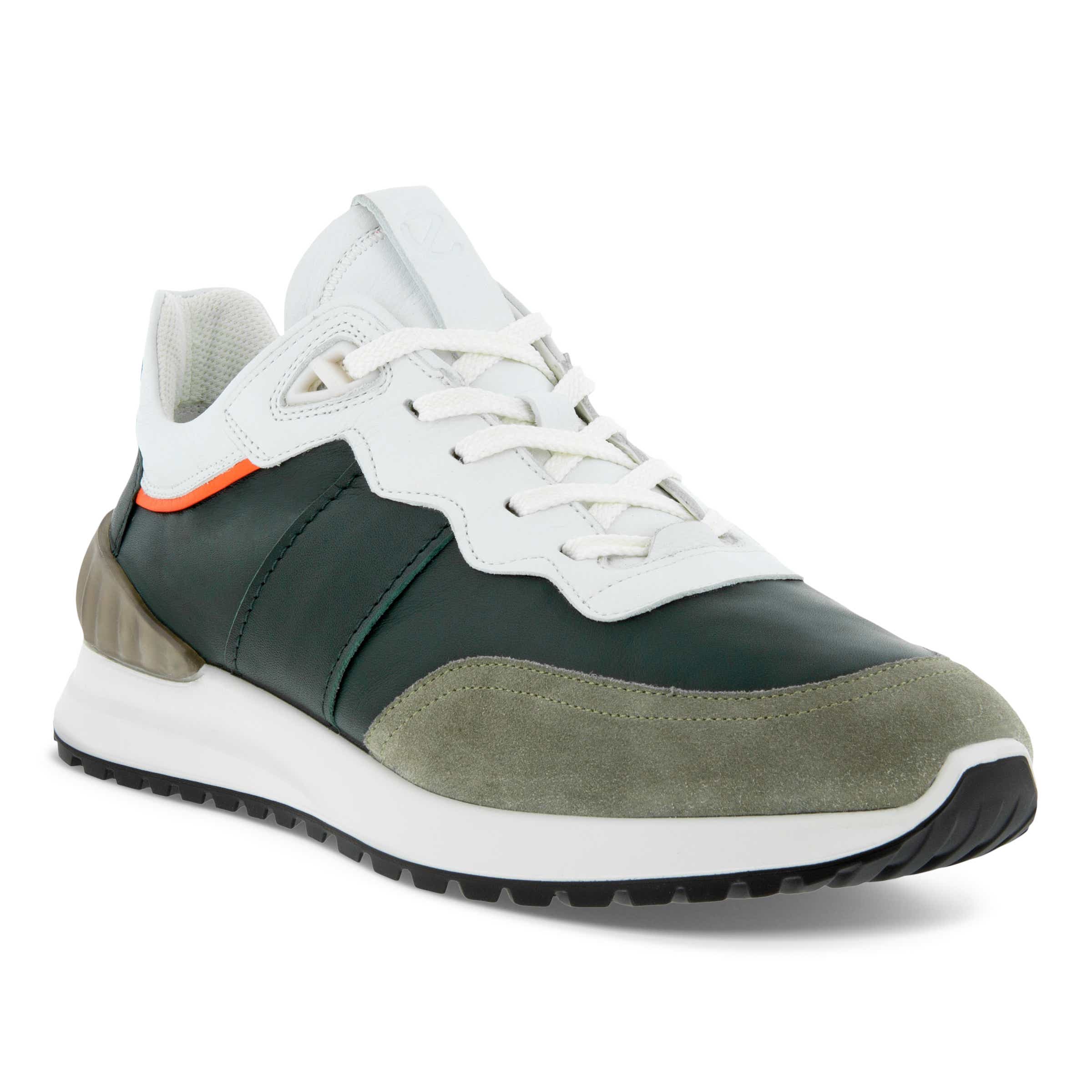 Men's ECCO® Astir Leather Sneaker - Green - Main
