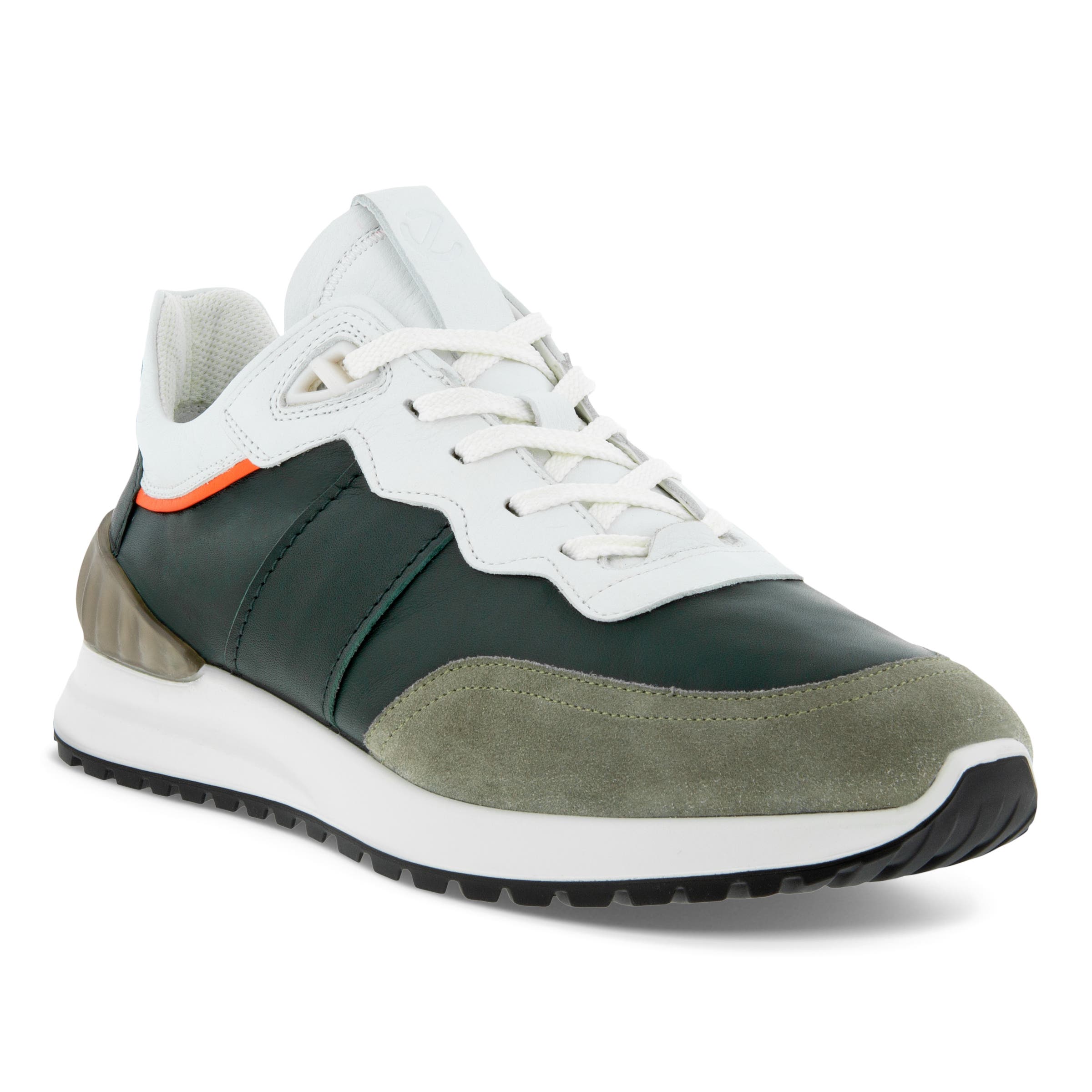 Men's ECCO® Astir Leather Sneaker - Green - Main