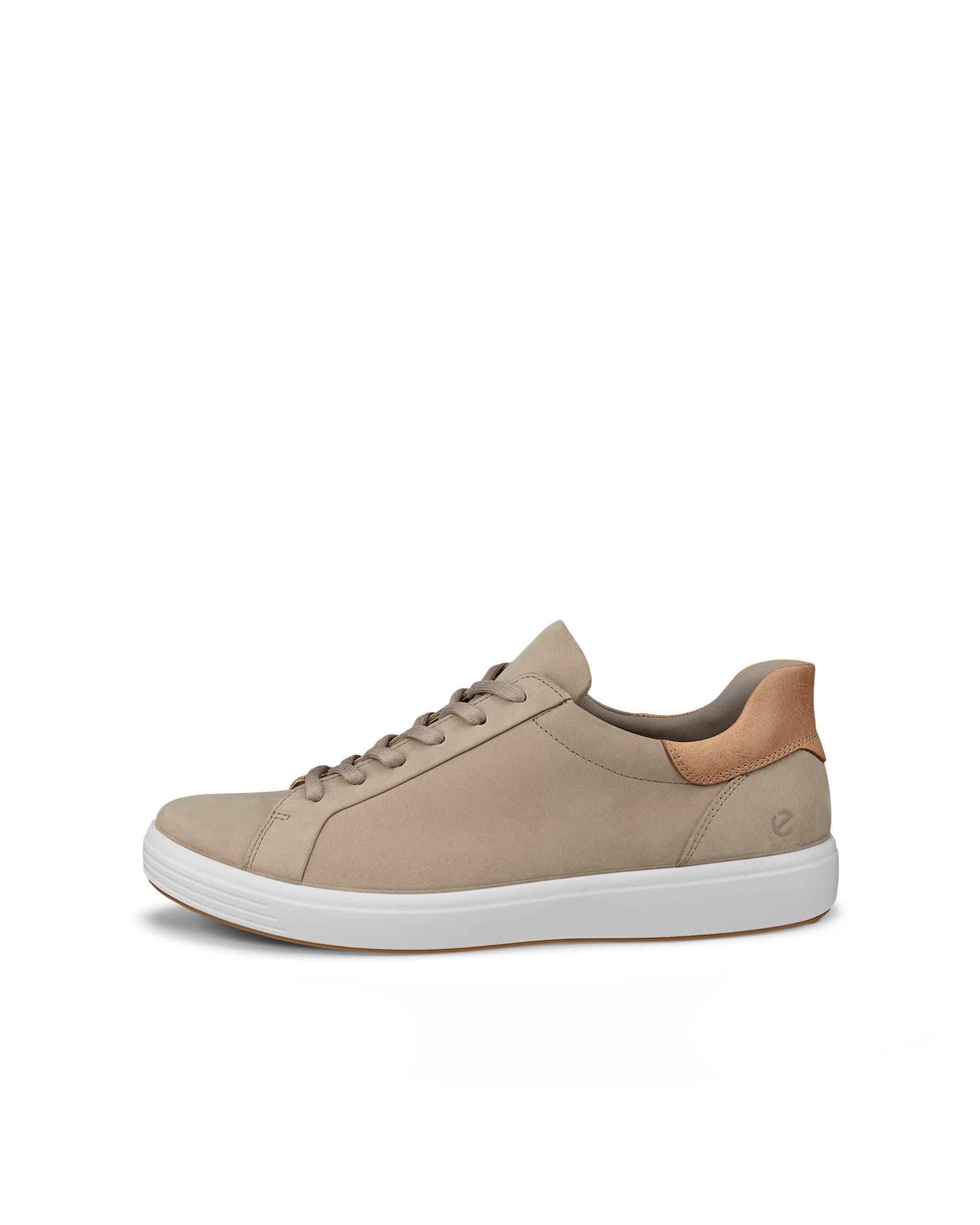 ECCO® Soft 7 sneakers i læder til herrer - Brun - Outside