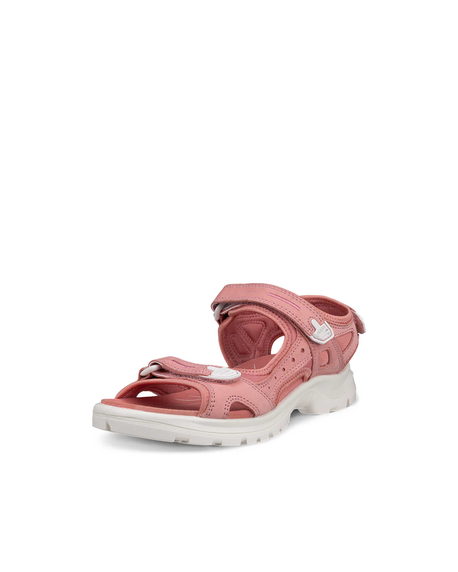 Women's ECCO® OFFROAD Nubuck Hiking Sandal - Pink - Main