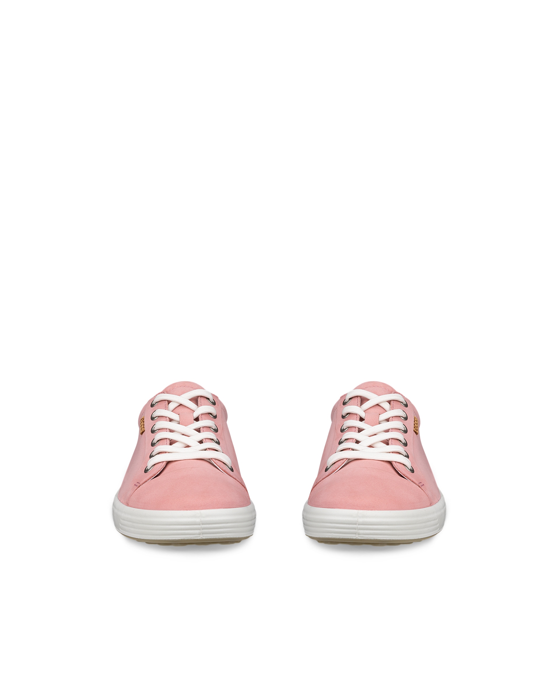 ECCO® Soft 7 baskets en nubuck pour femme - Rose - Front pair