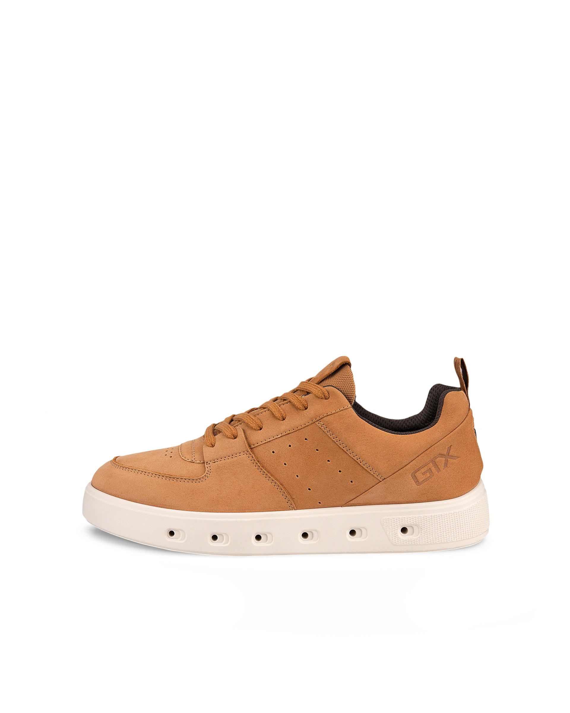 Men's ECCO® Street 720 Leather Gore-Tex Sneaker - Brown - Outside