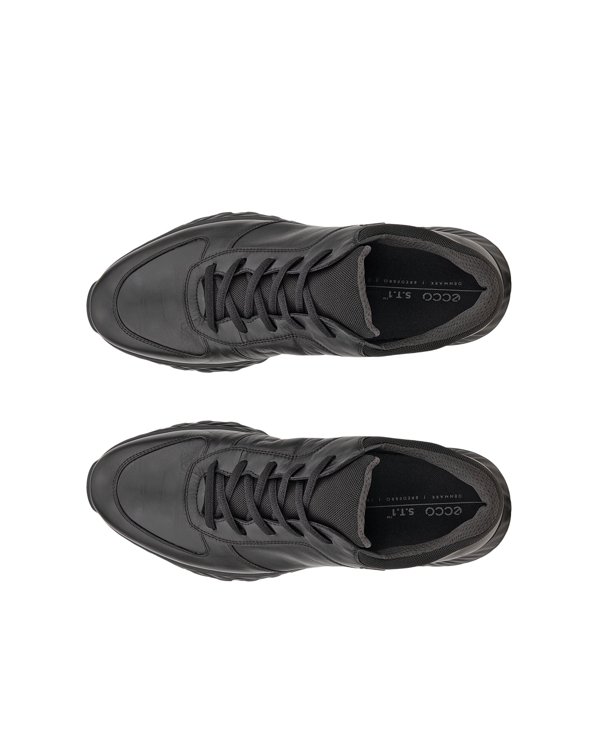 Moški Gore-Tex usnjeni športni čevlji  ECCO® Exostride - Črna - Top left pair