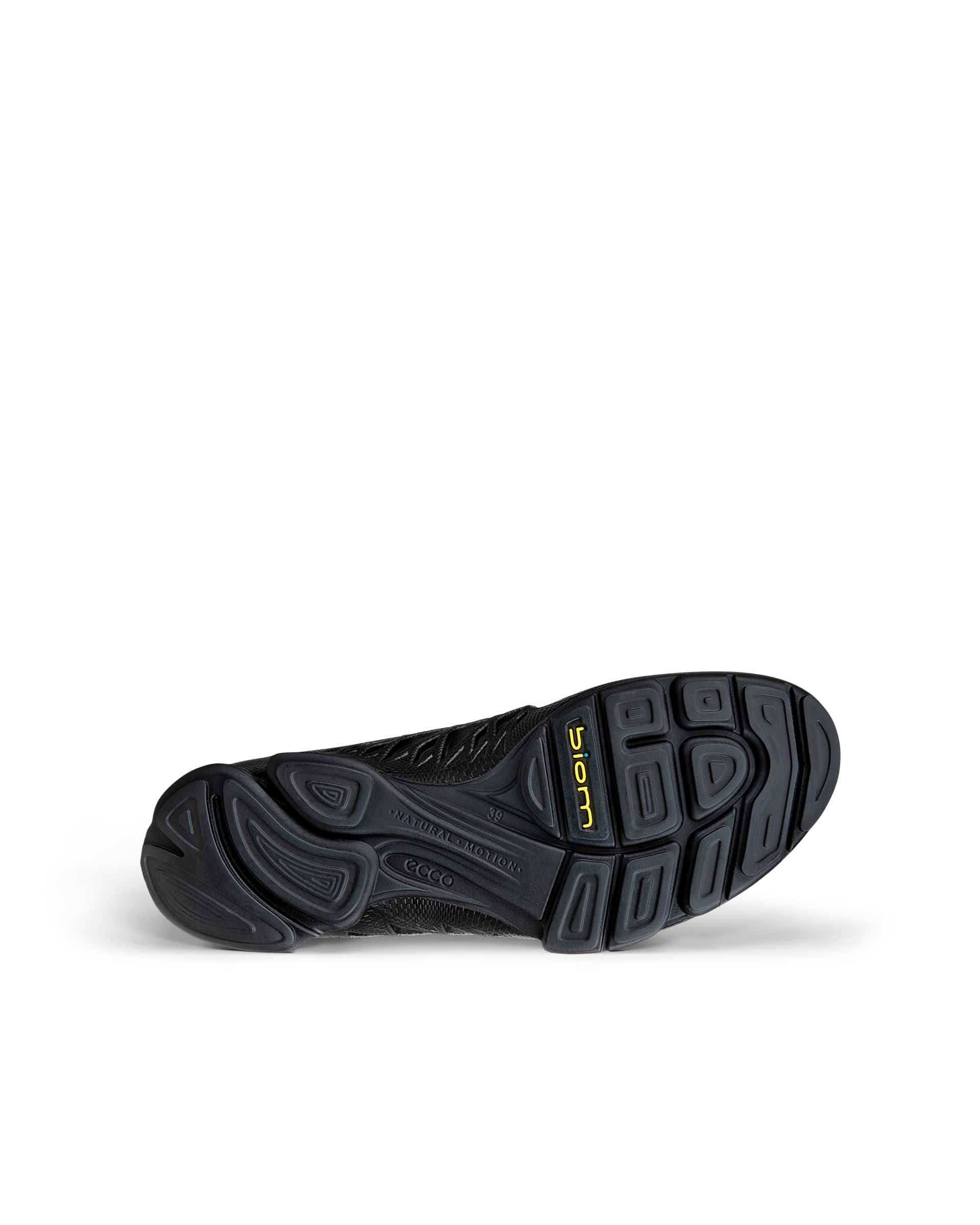 Women's ECCO® Biom Aex Leather Sneaker - Black - Sole