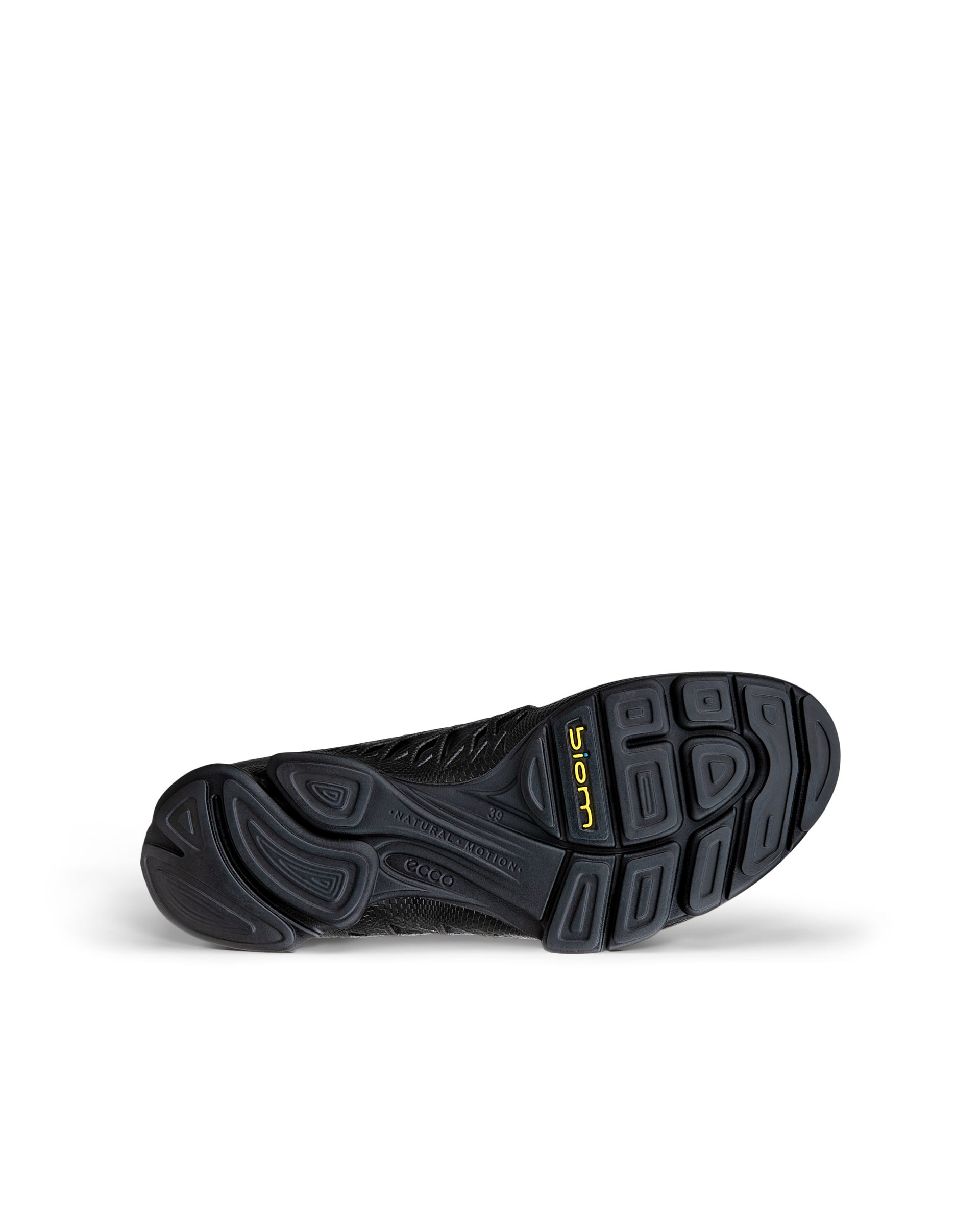 Women's ECCO® Biom Aex Leather Sneaker - Black - Sole