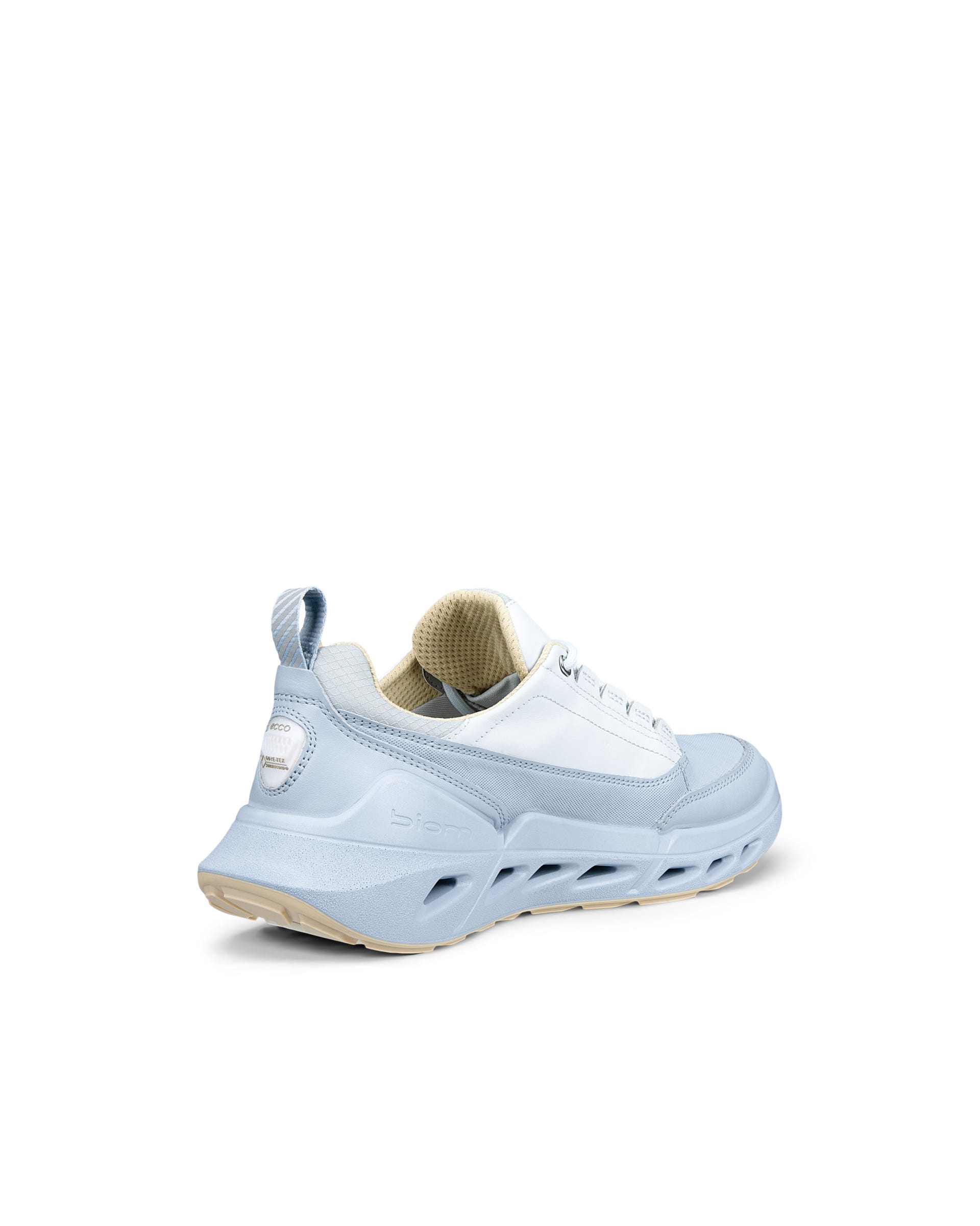 ECCO® BIOM 720 baskets en cuir Gore-Tex pour femme - Bleu - Back