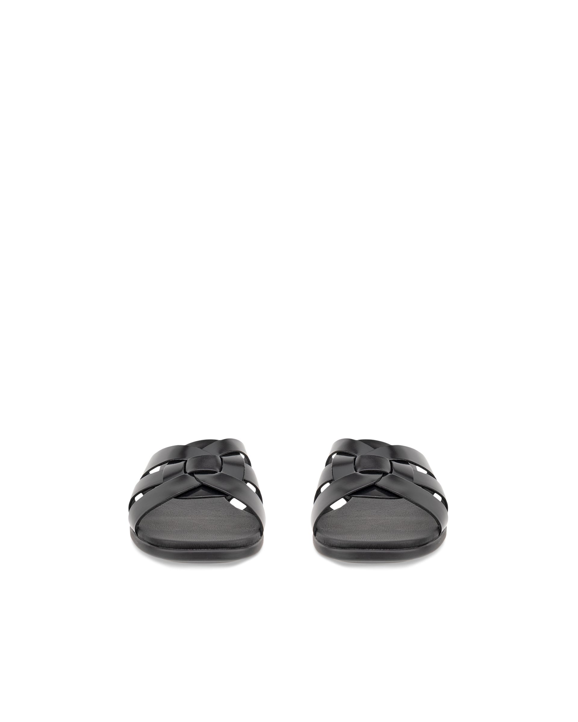 Women's ECCO® Sculpted Alba 25 Patent Leather Cross-Strap Slide