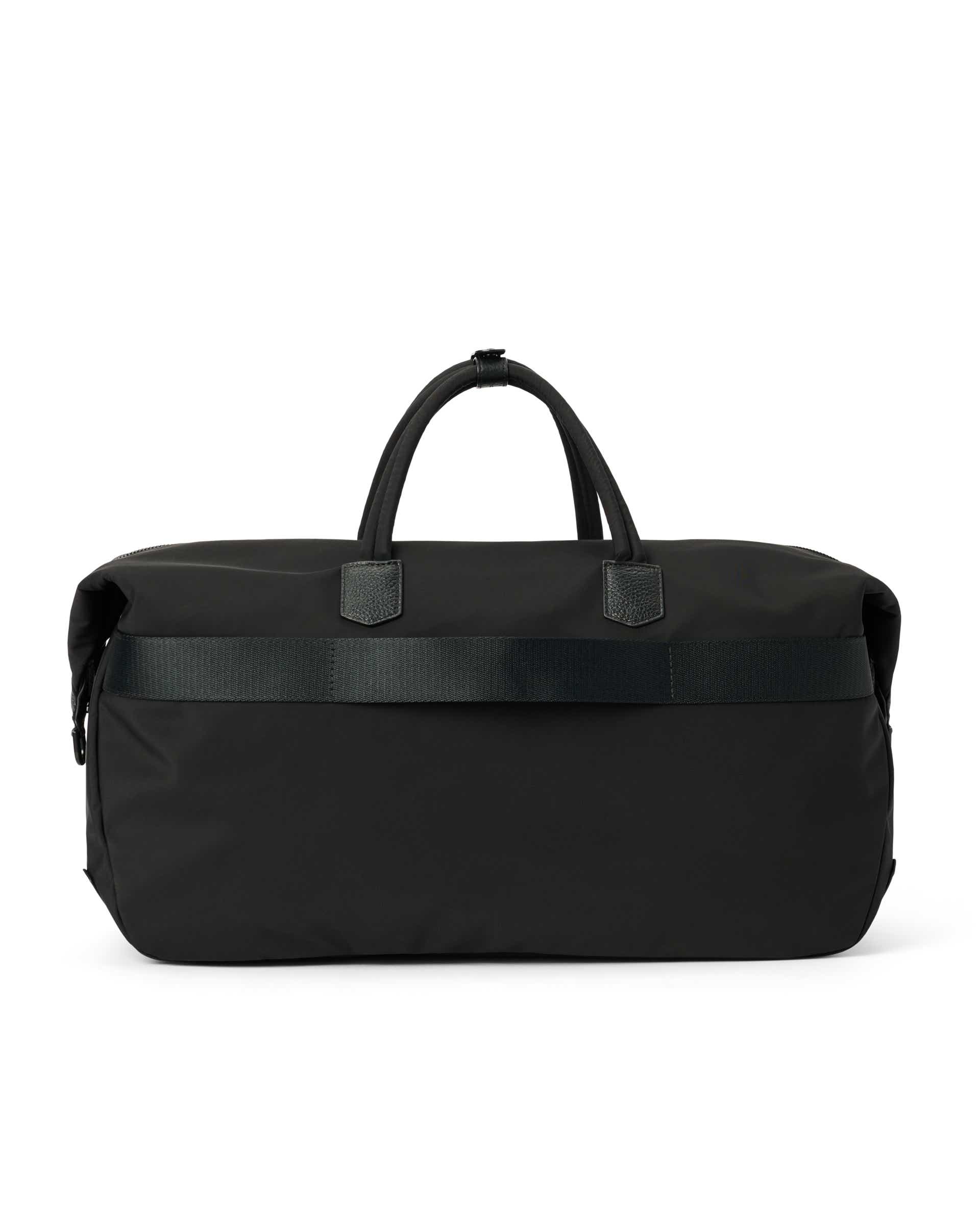 ECCO® Voyager - Leather Travel 48hr Weekender Bag - Black - Back