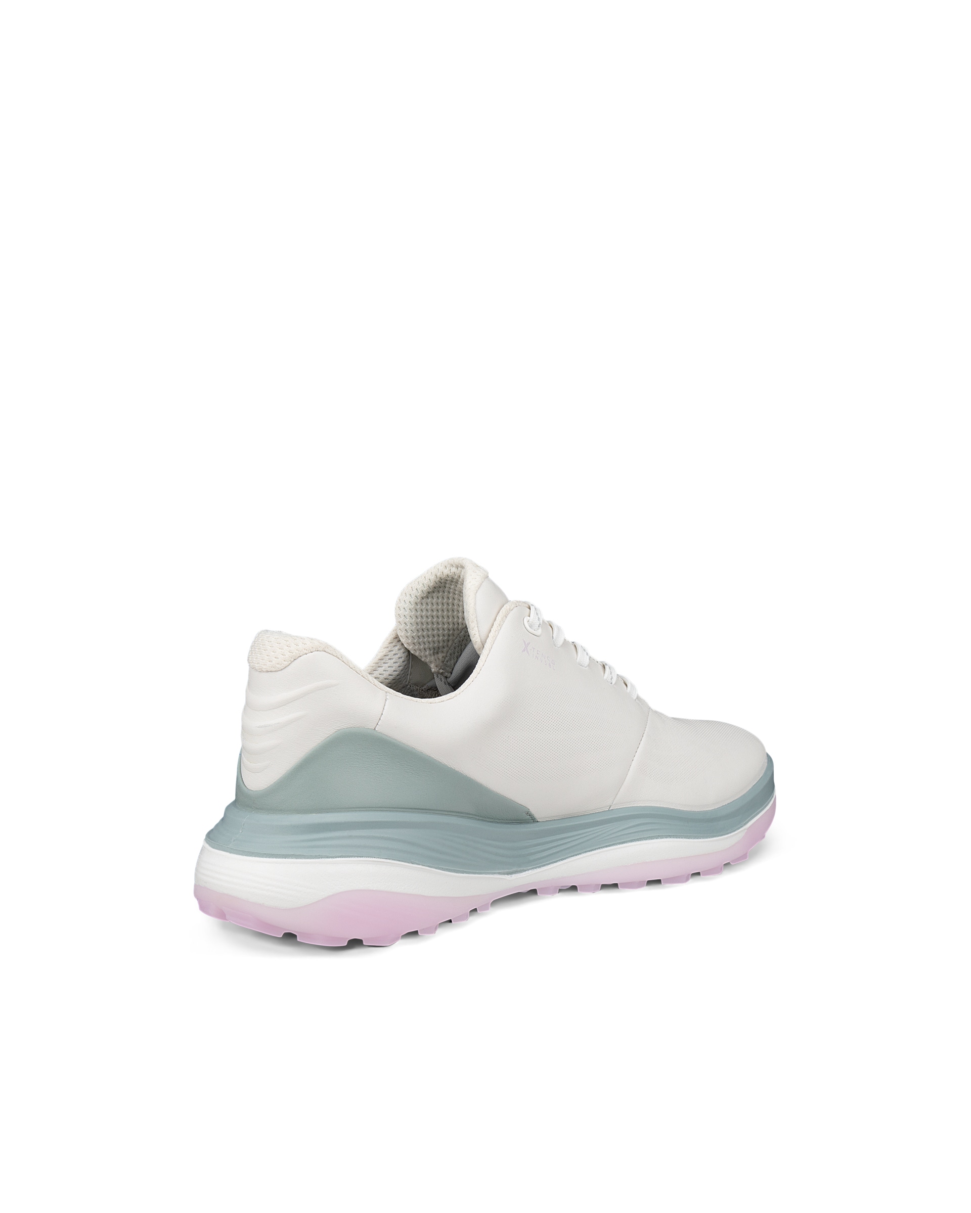 Sapatos golfe impermeáveis couro mulher ECCO® GOLF LT1 - Branco - Back