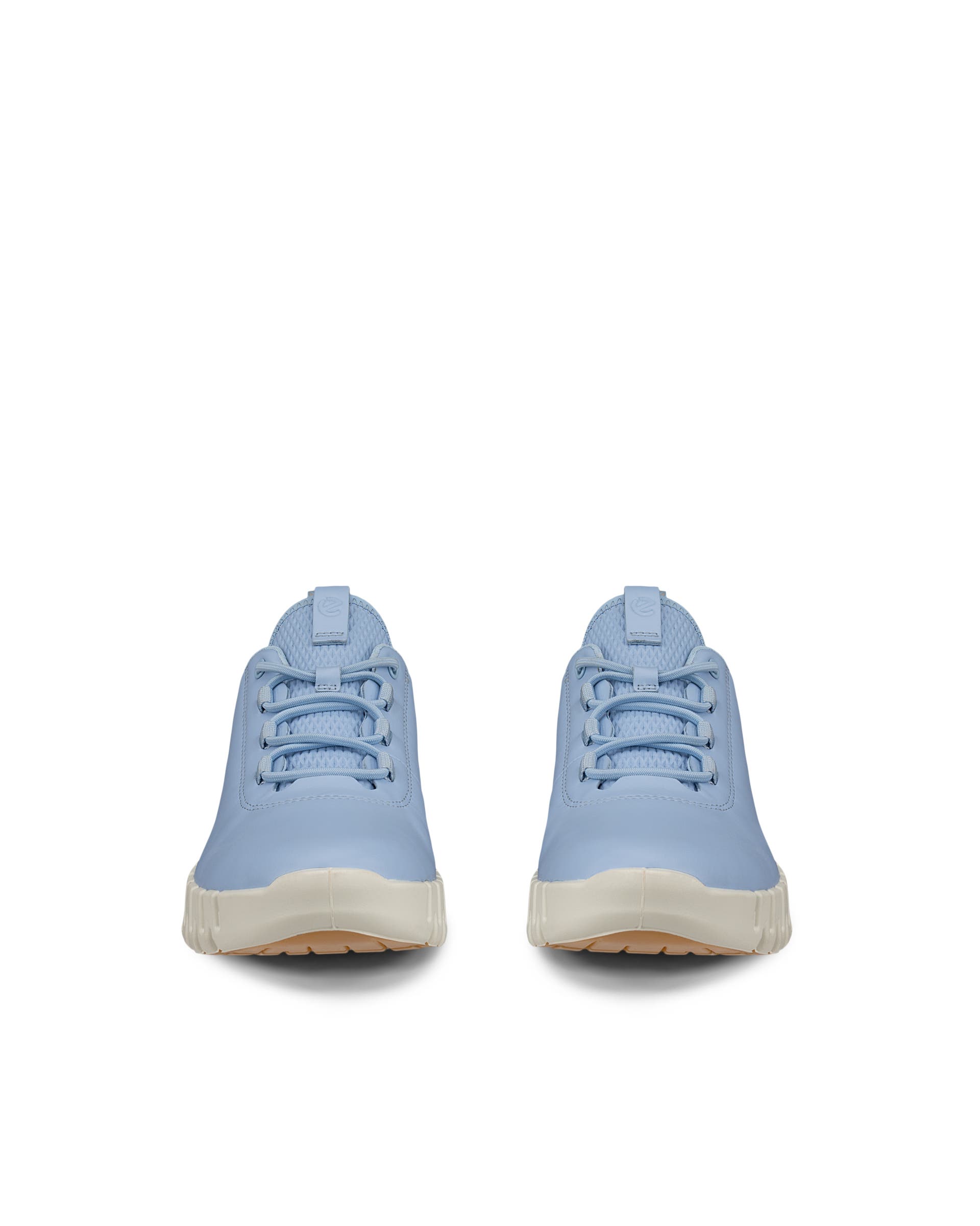 Women's ECCO® Gruuv Leather Sneaker - Blue - Front pair