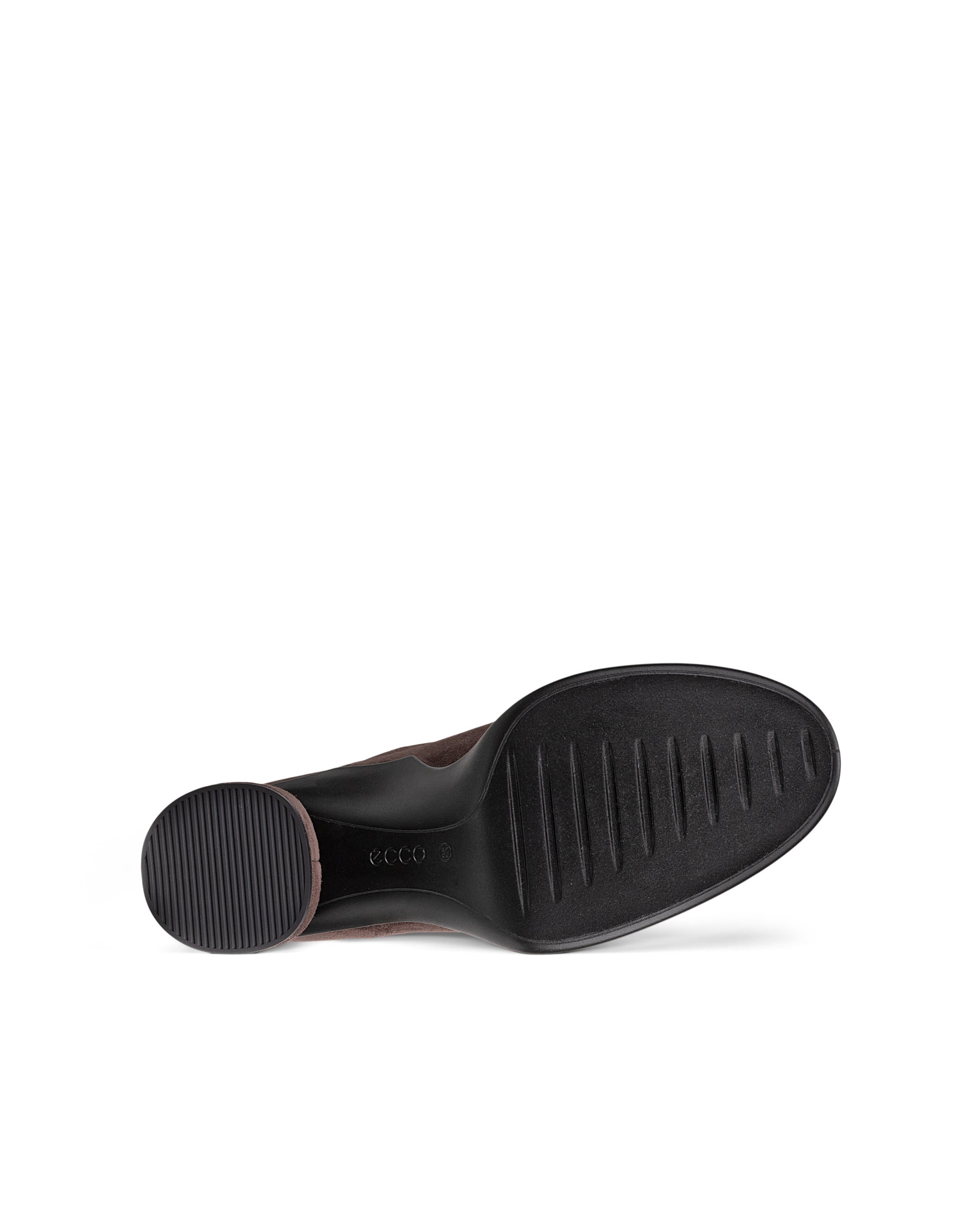 Dámské velurové kozačky ECCO® SCULPTED LX 55 - Hnědá - Sole