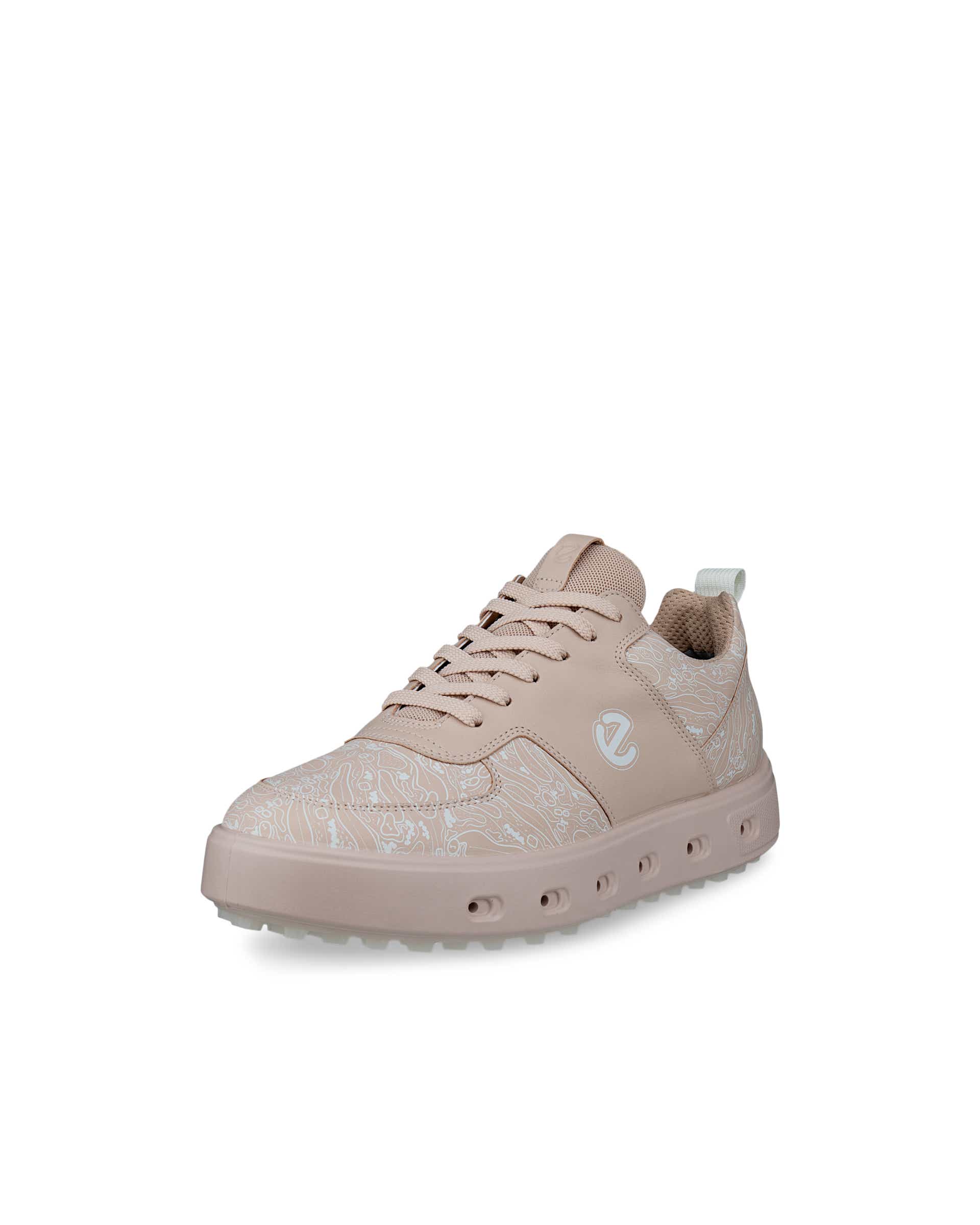 Dámská kožená Gore-Tex golfová obuv ECCO® Golf Street 720 - Růžová - Main