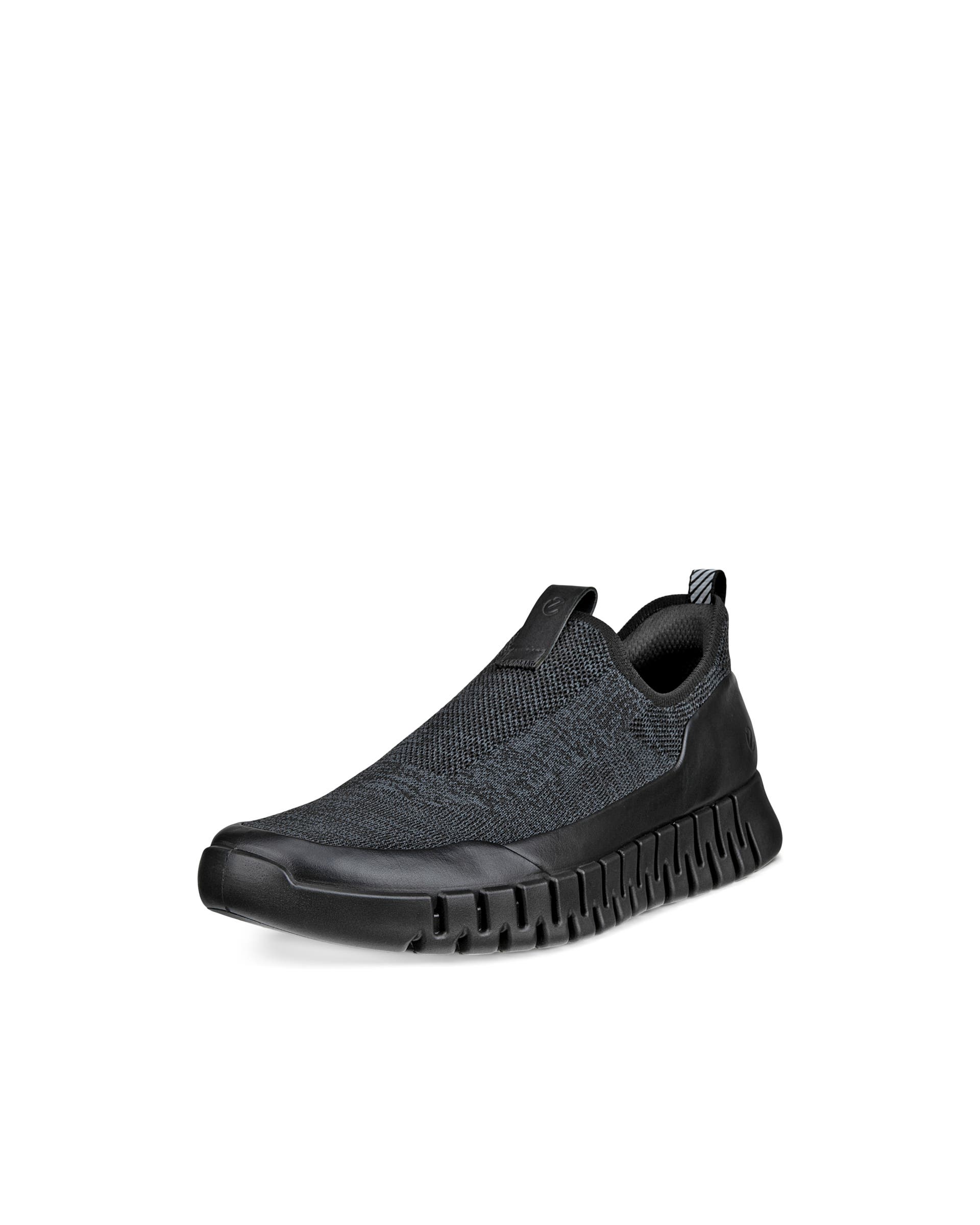 Men's ECCO® Gruuv Textile Slip-In Sneaker - Black - Main