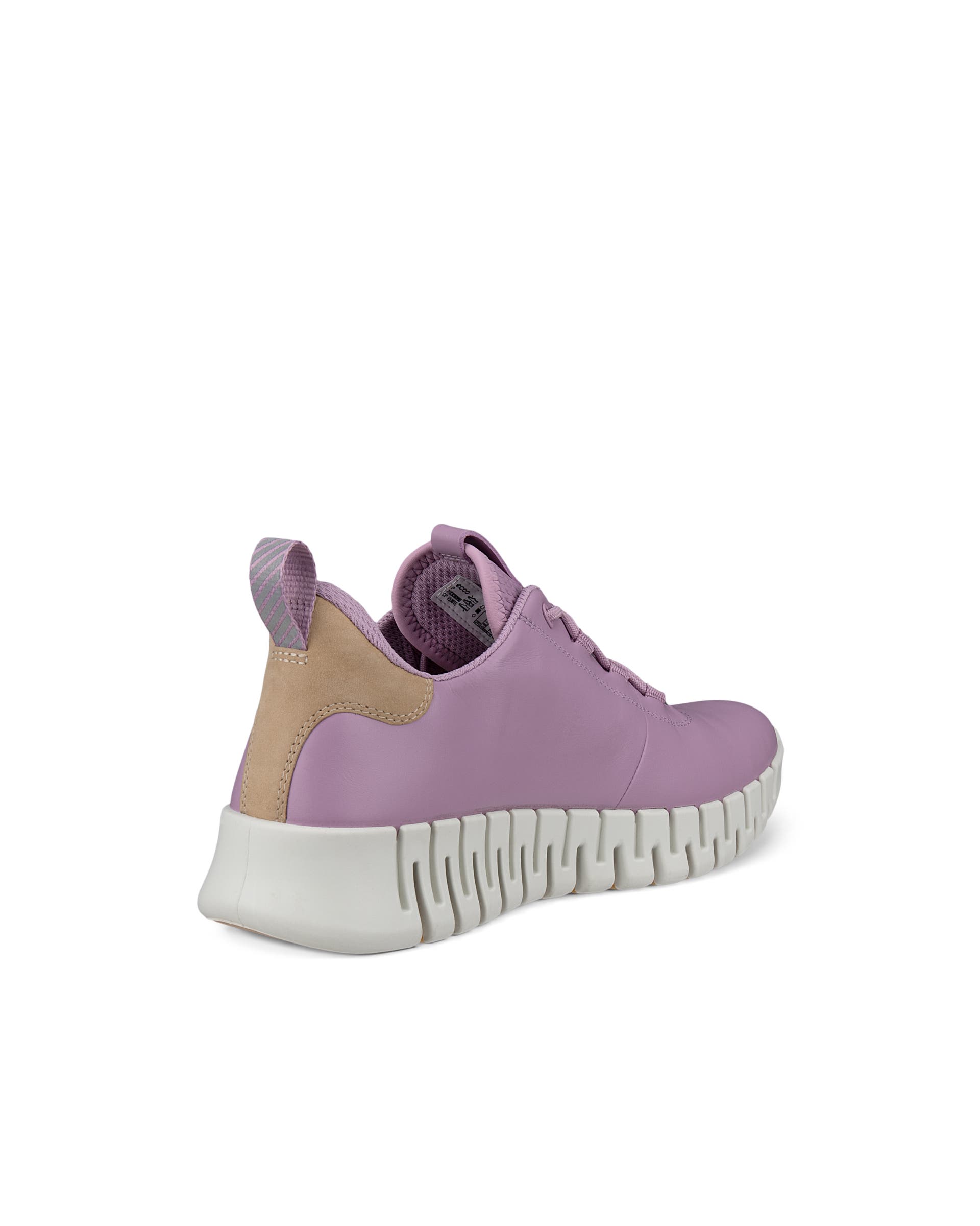 Women's ECCO® Gruuv Leather Sneaker - Purple - Back