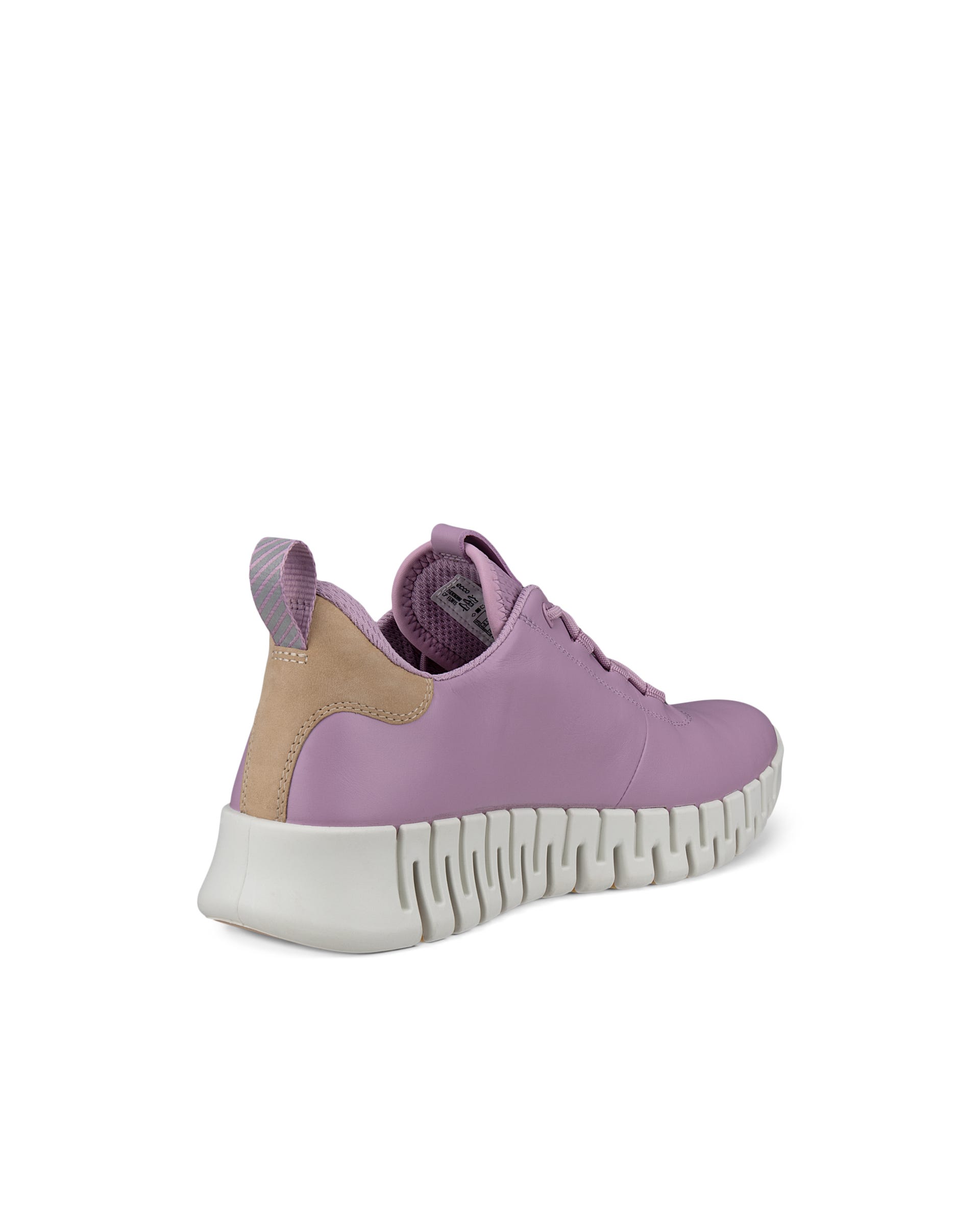 Women's ECCO® Gruuv Leather Sneaker - Purple - Back