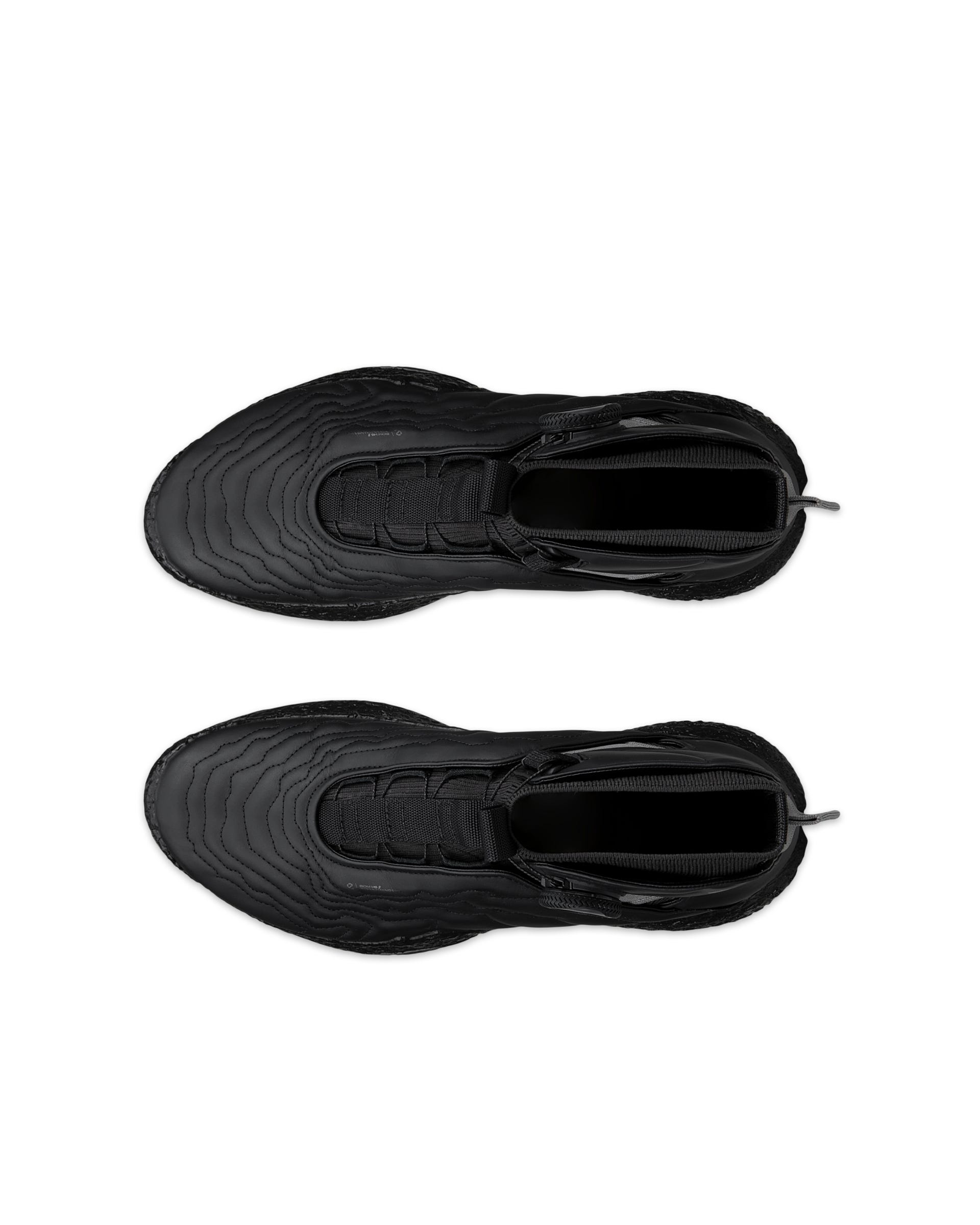 ECCO GOLF BIOM H5 HYBRID Men メンズ レザーウォータープルーフゴルフシューズ - ブラック - Top left pair