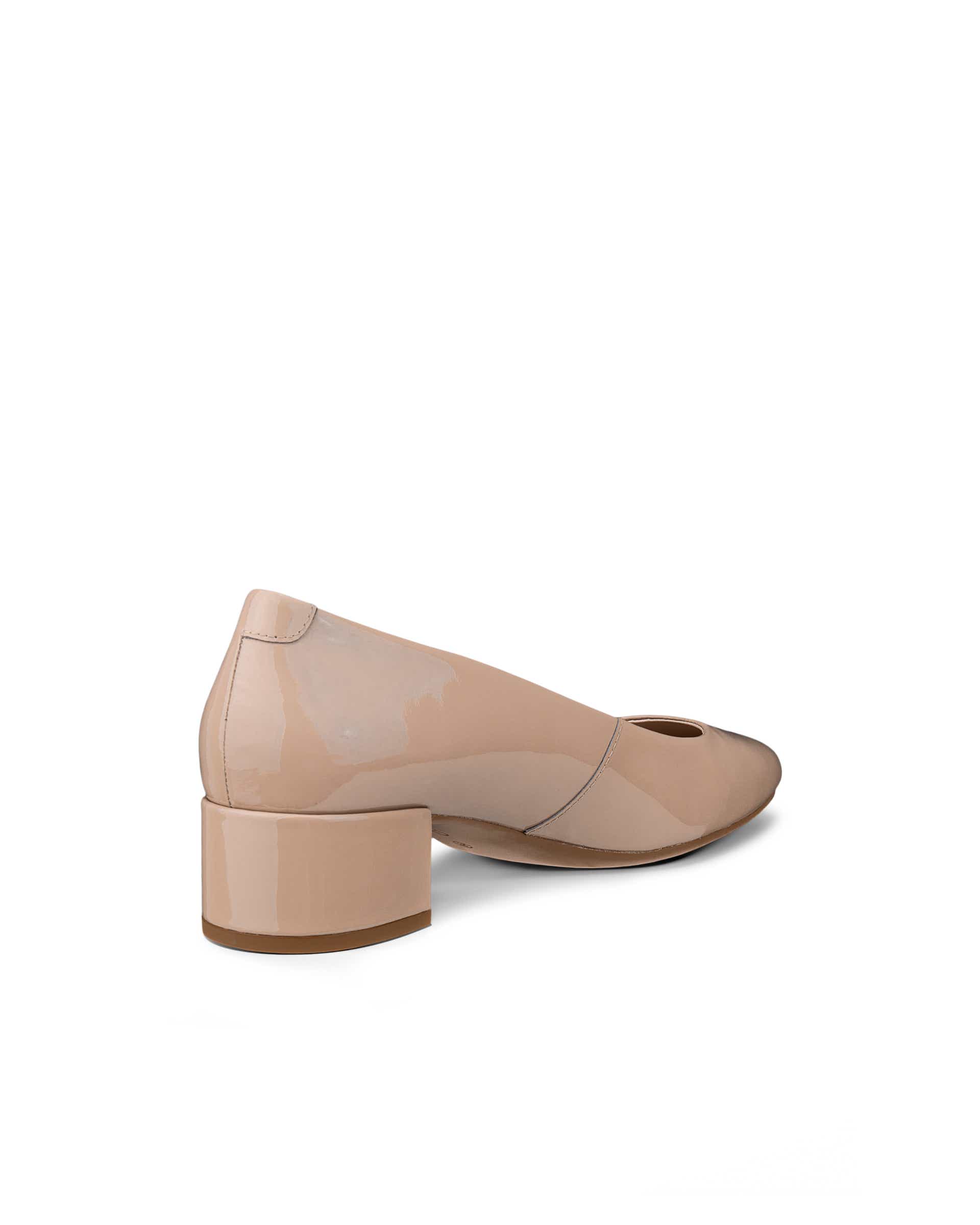 ECCO® LIVA 35 női magassarkú bőrcipő - Bézs - Back