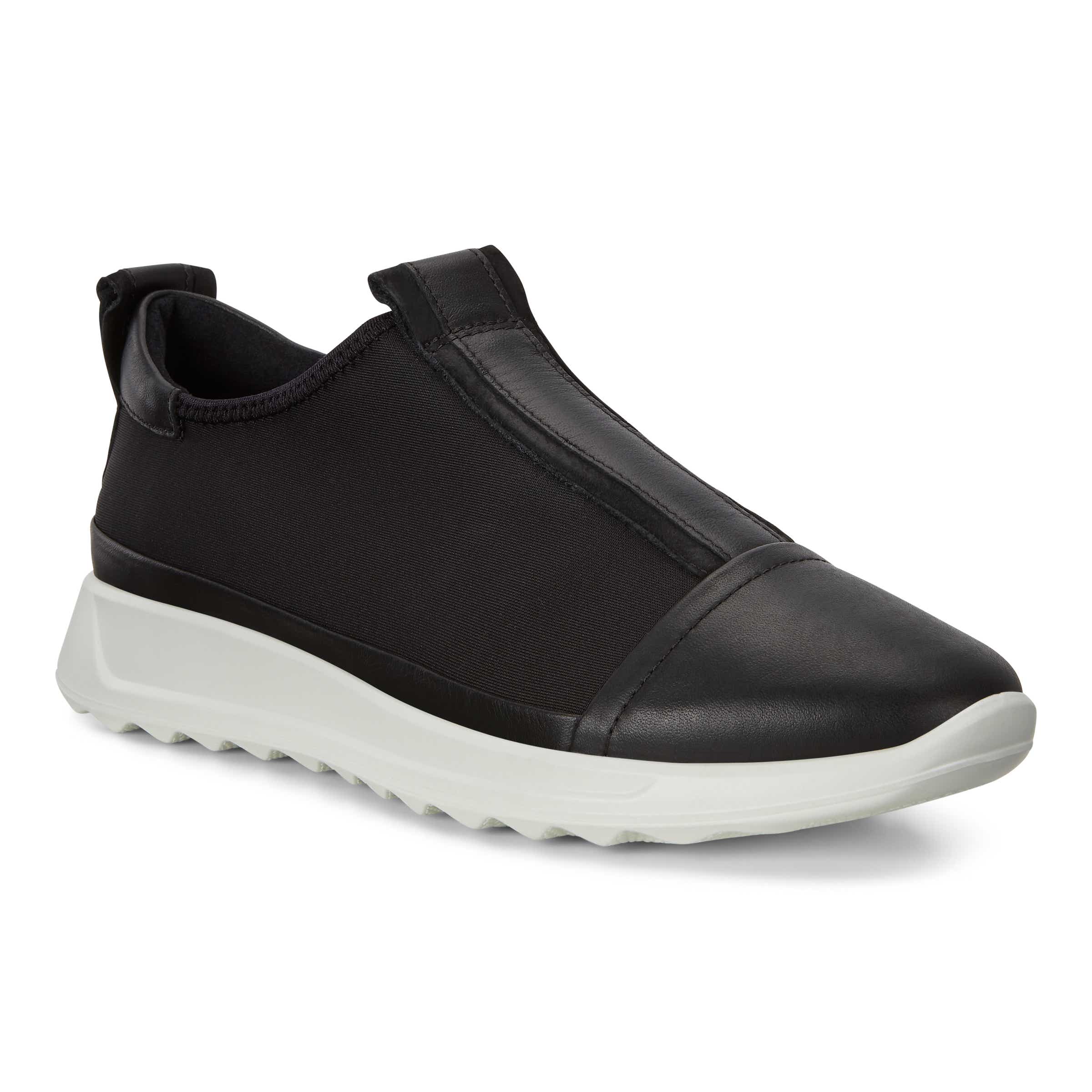 ECCO Flexure Runner ウィメンズ レザースニーカー - ブラック - Main