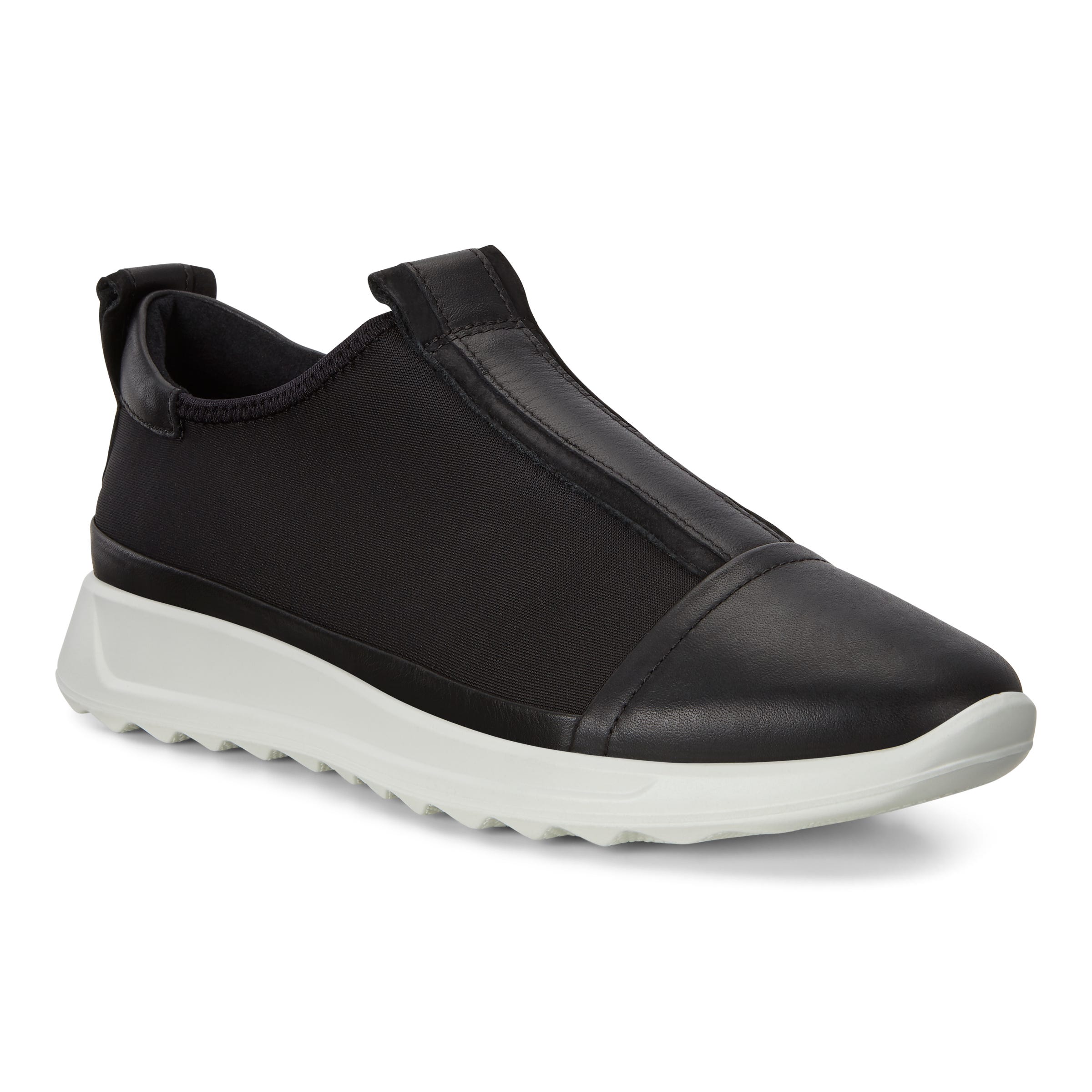 ECCO Flexure Runner ウィメンズ レザースニーカー - ブラック - Main