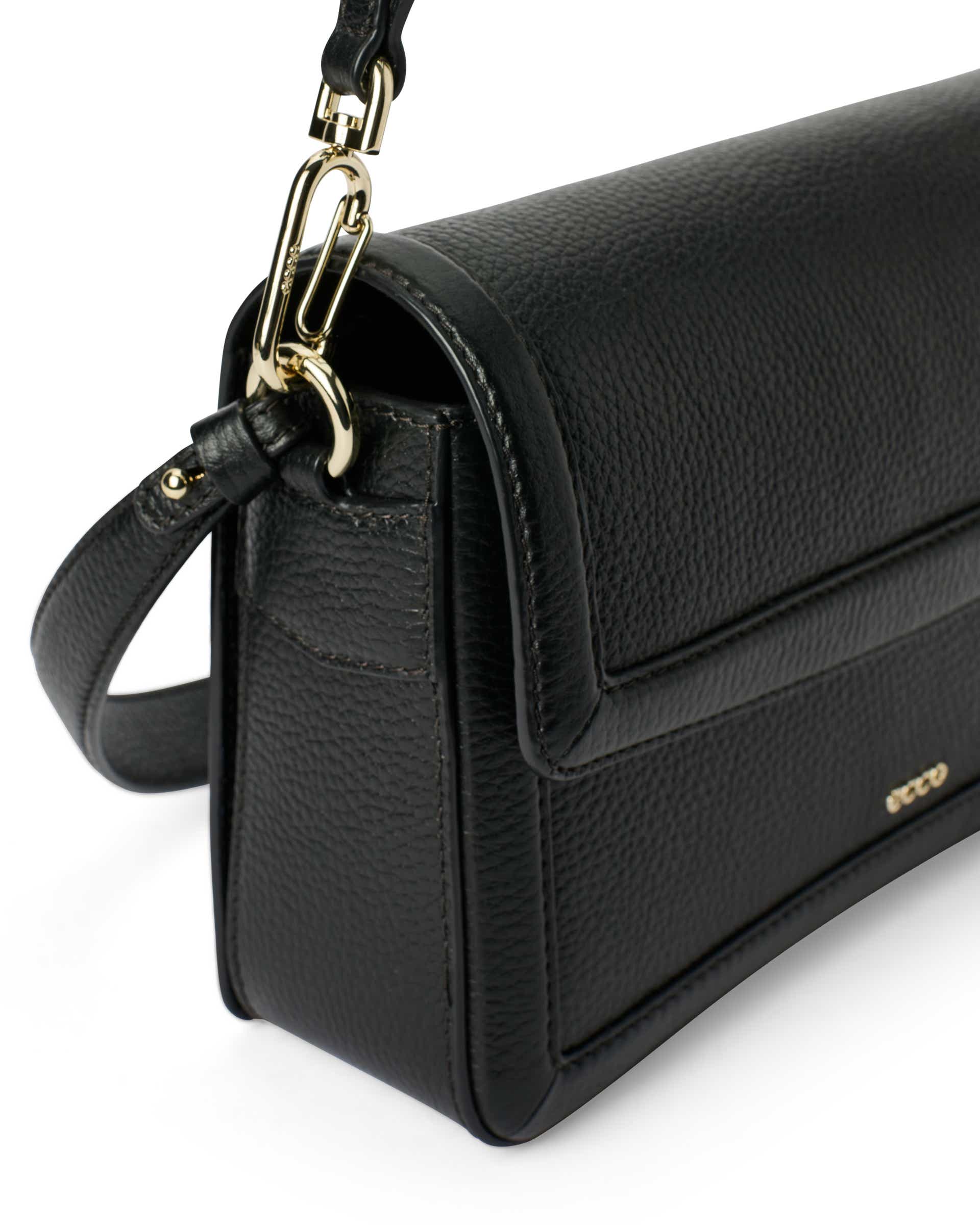 ECCO Pinch Bag レザークロスボディバッグ - ブラック - Detail-1