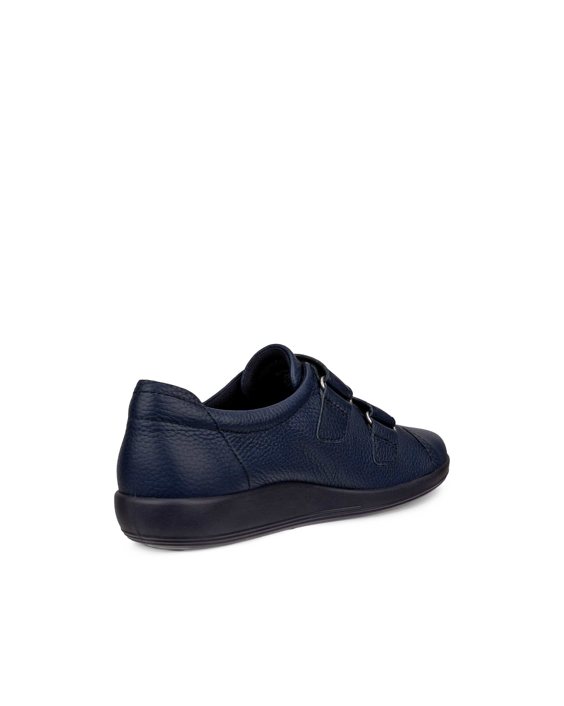 ECCO® Soft 2.0 Dames leren wandelschoen - Blauw - Back