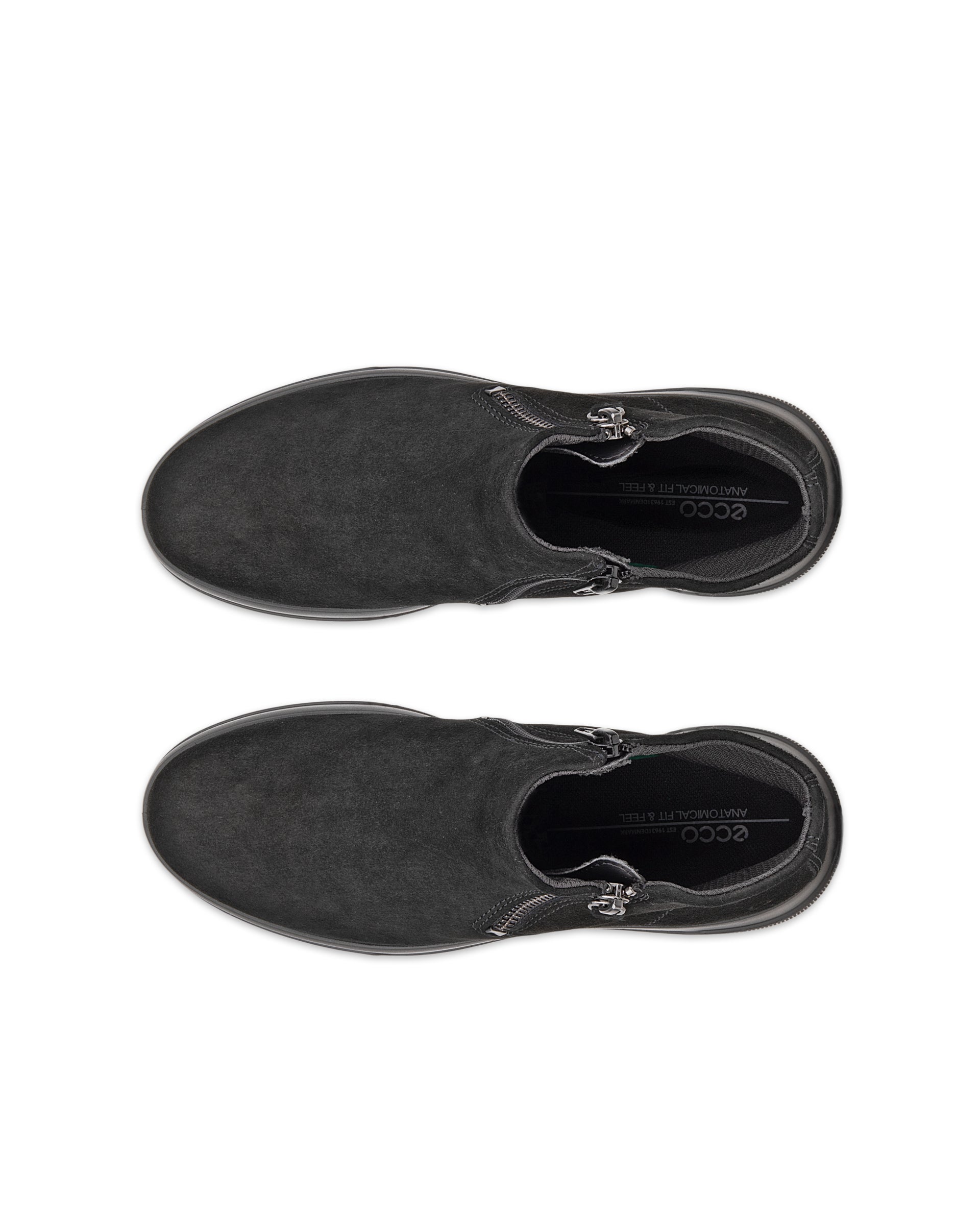 ECCO® MOVE bottes en daim pour femme - Noir - Top left pair