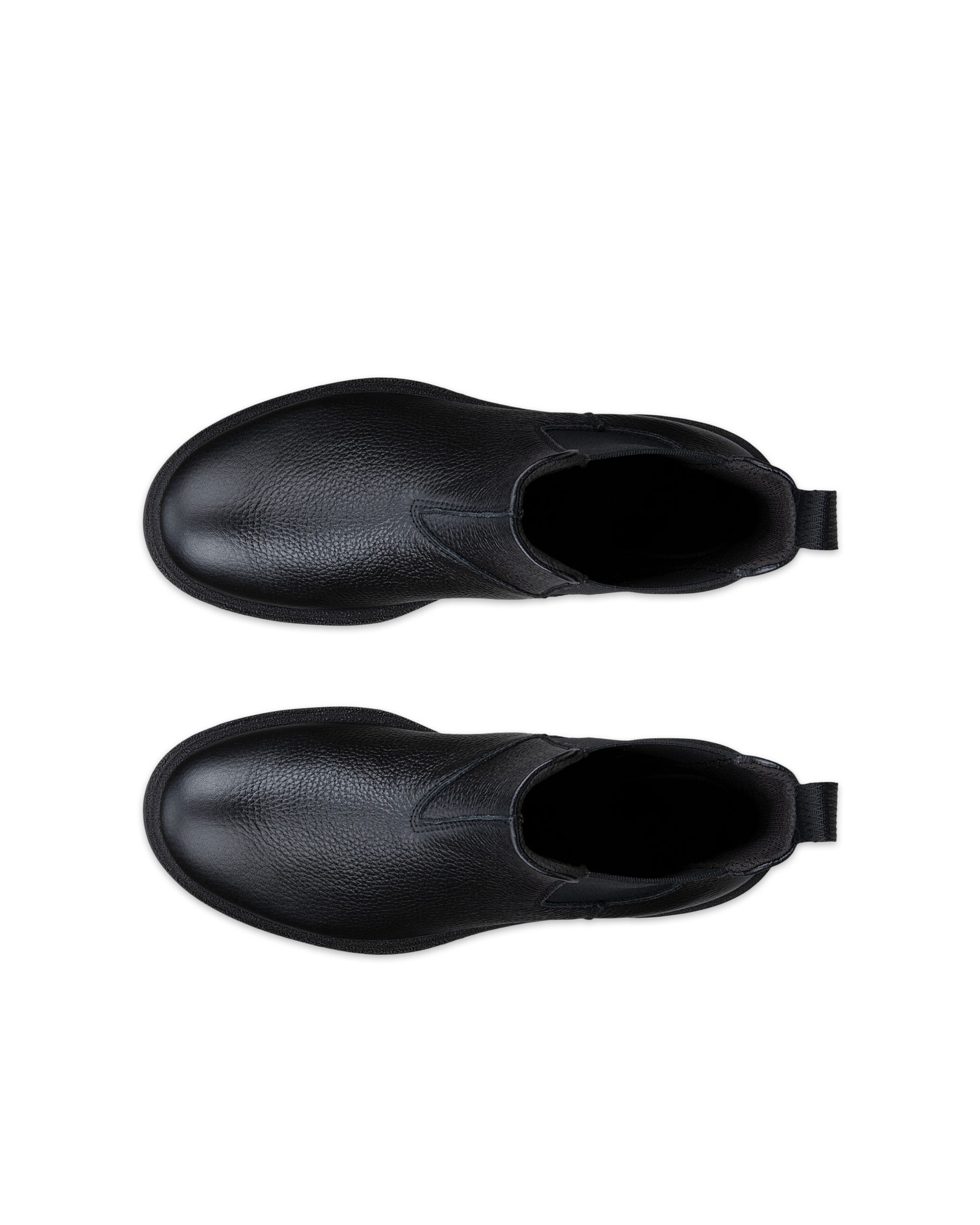 ECCO® GRAINER botte Chelsea en cuir pour femme - Noir - Outside