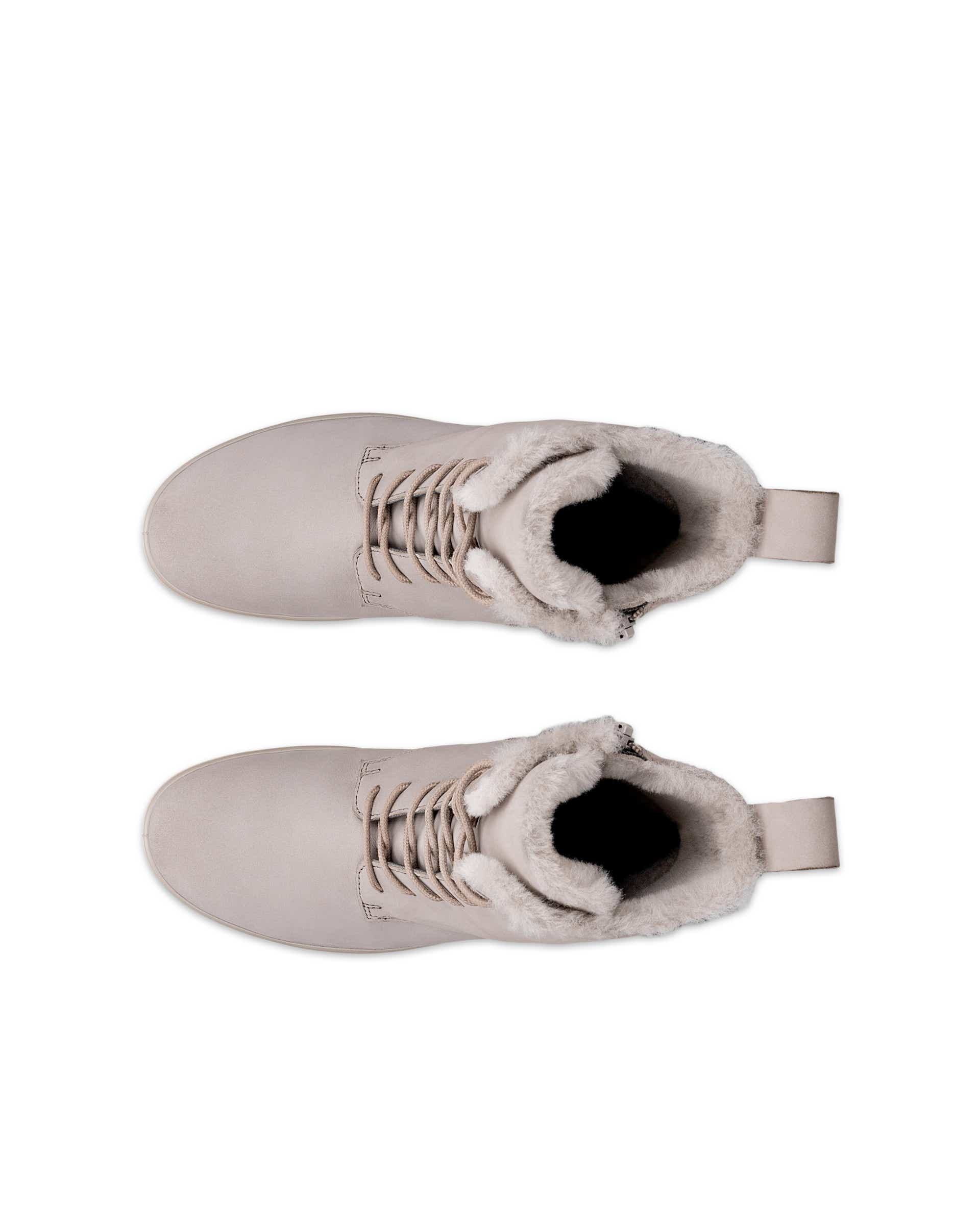 ECCO® SOFT 7 TRED dame halvhøy støvel nubuk - Grå - Top left pair