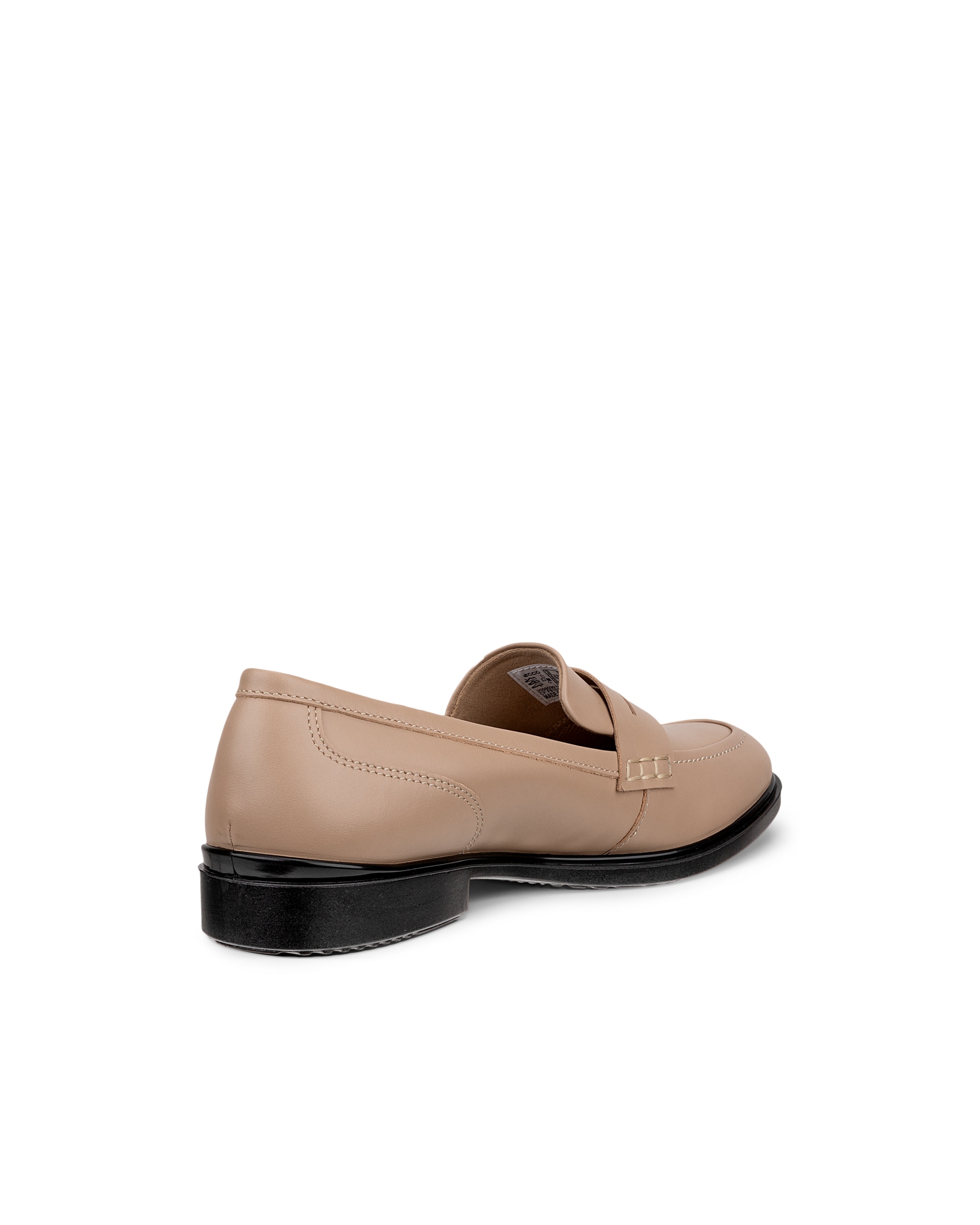 Mocasines de piel ECCO® Dress Classic 15 para mujer - Beige - Back