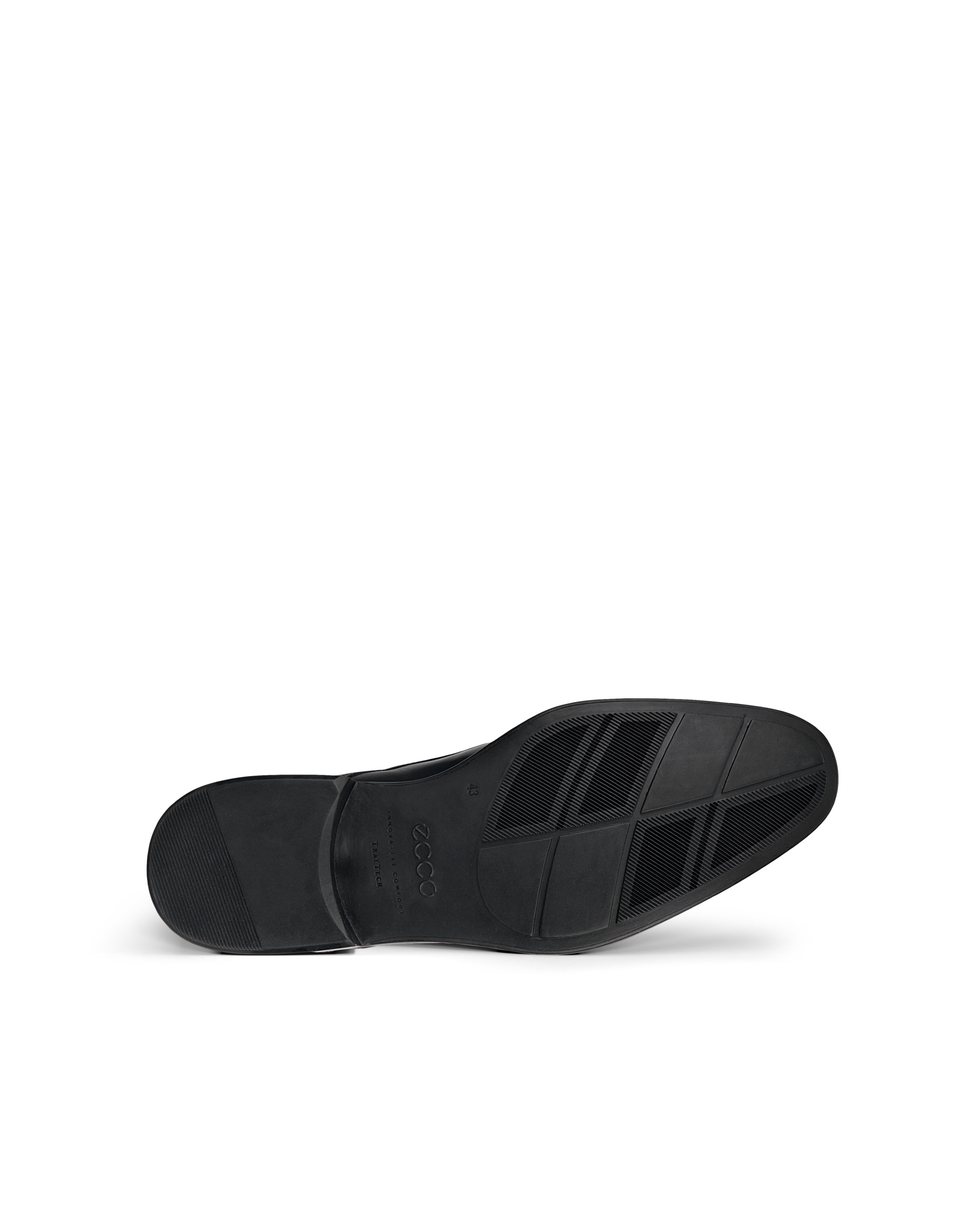 ECCO® Citytray derbies cuir pour homme - Noir - Sole