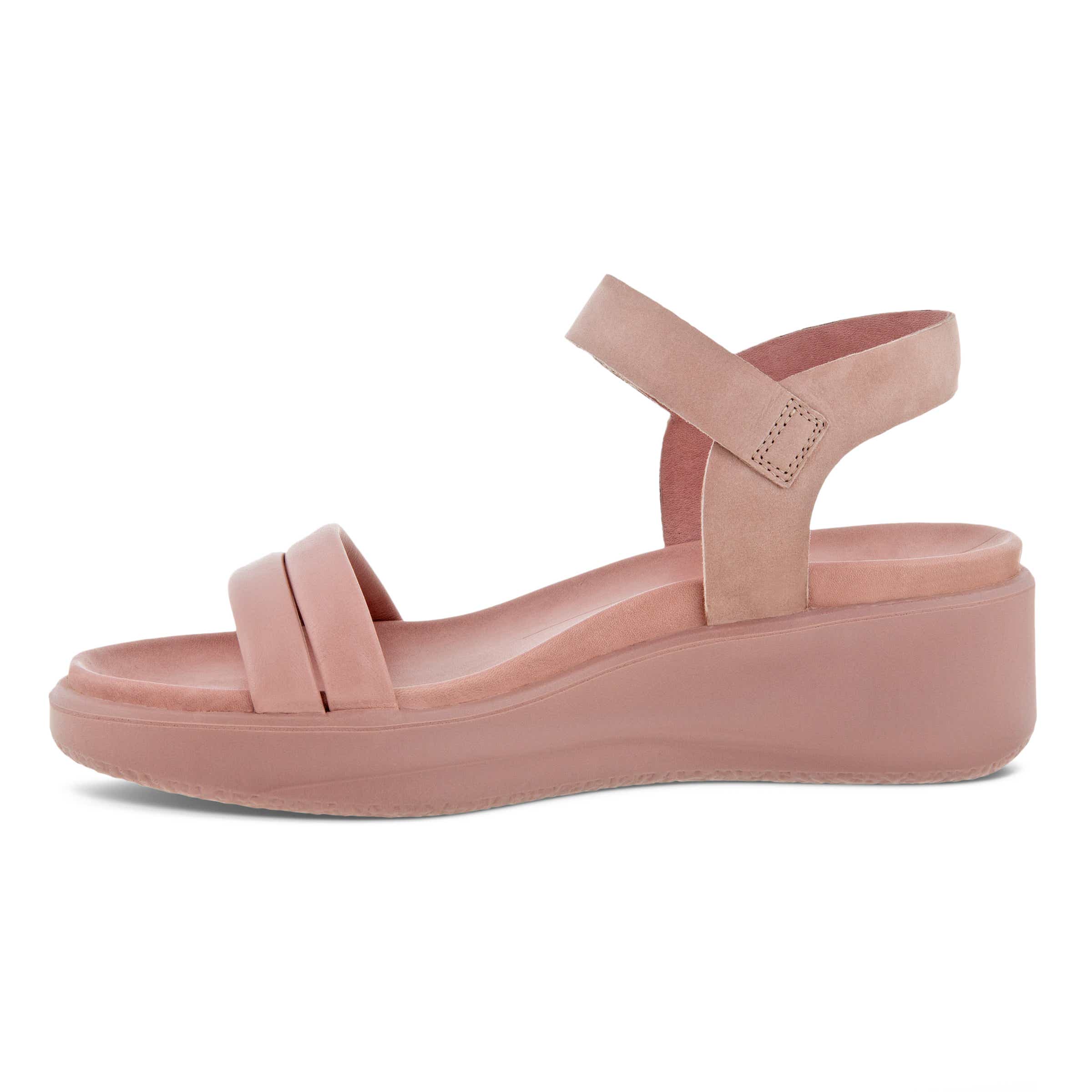 ECCO Women's Flowt LX Wedge Sandals - Red - Inside