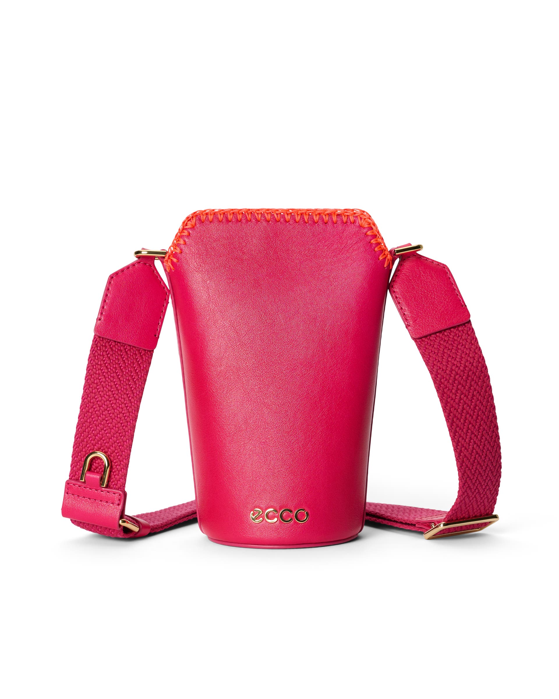 ECCO® Love Potion Pot Leather Crossbody Bag - Pink - Main