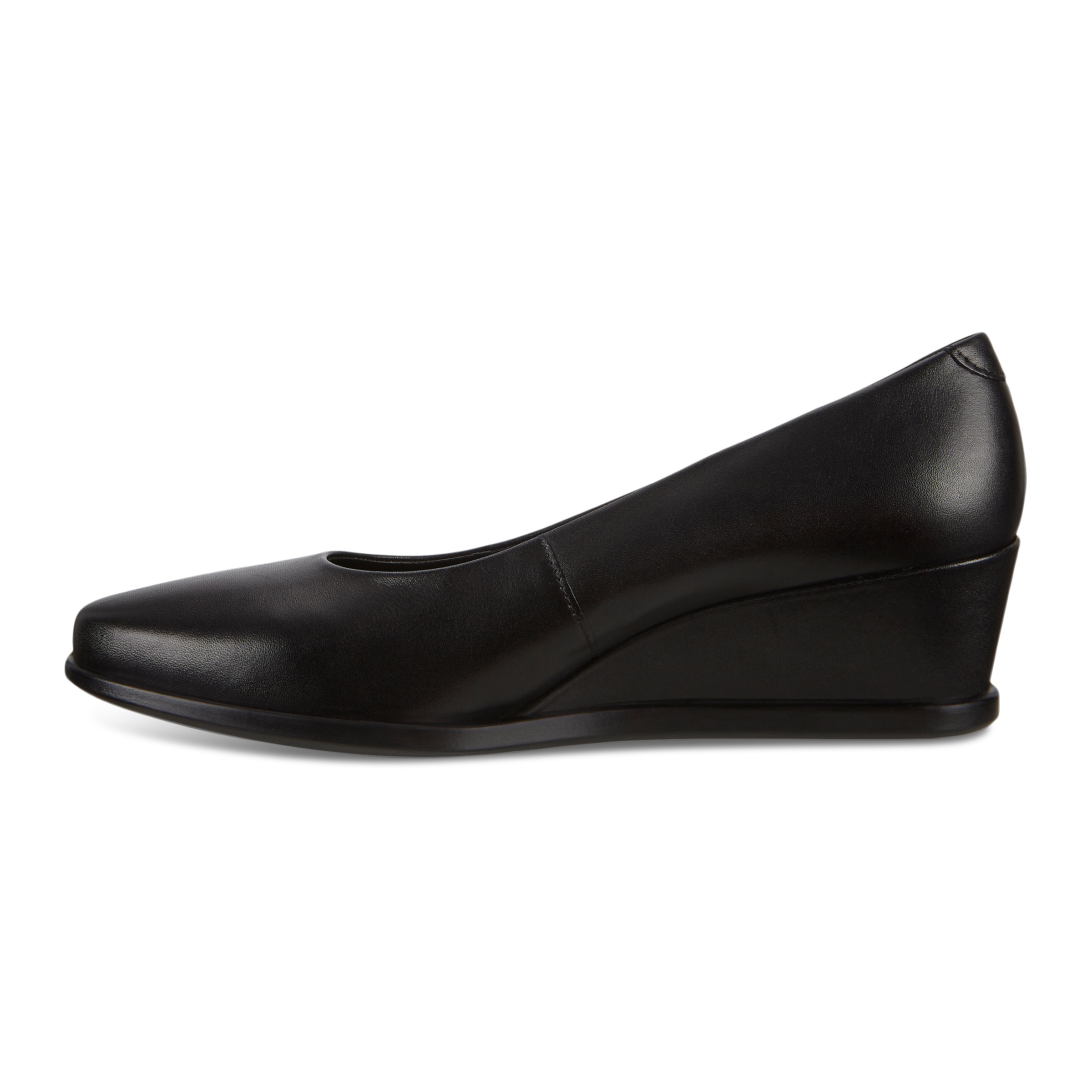 ECCO Shape 45 Wedge ウィメンズ レザーローファー | ブラック